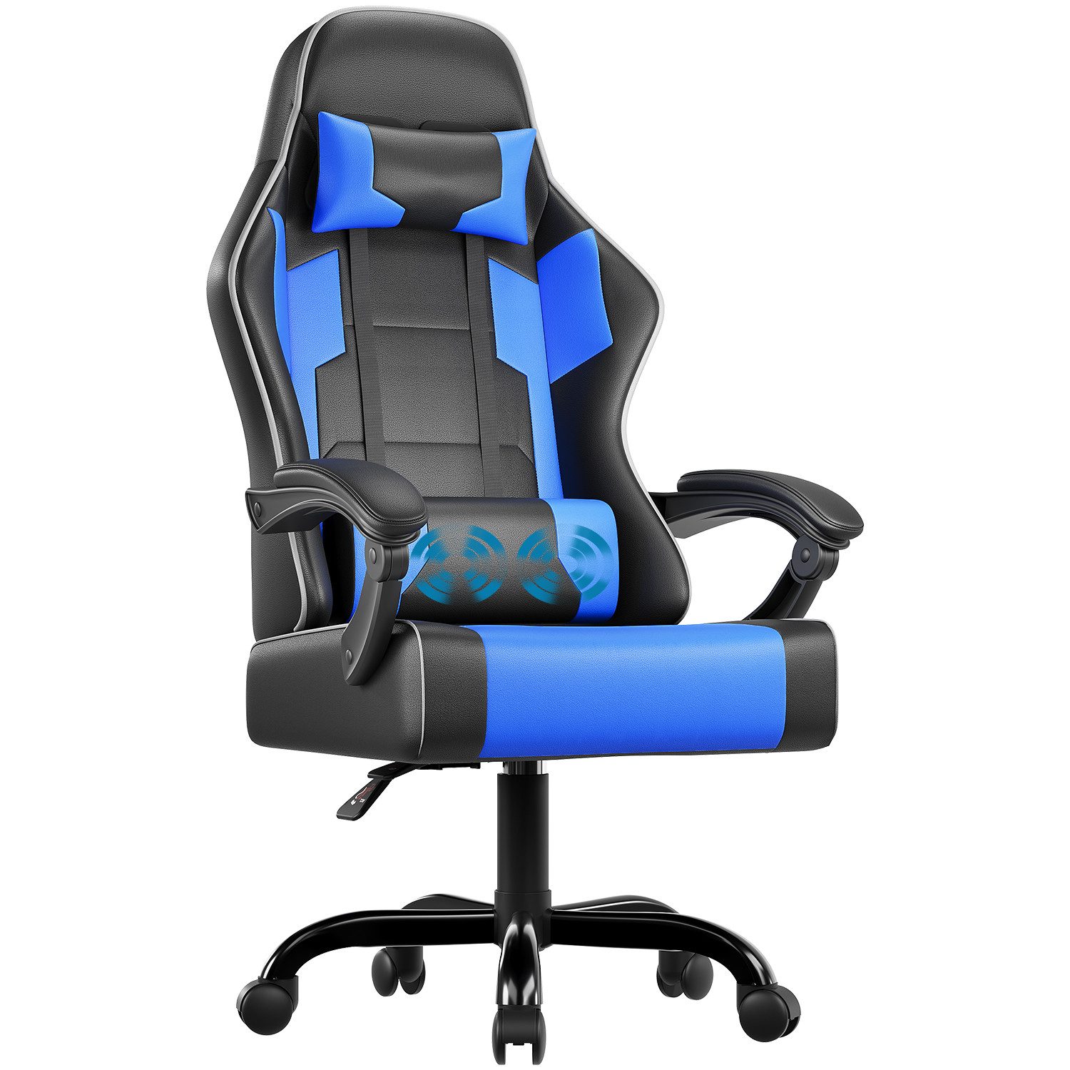 HOMALL Gaming-Stuhl Bürostuhl mit Massagefunktion, Fußstütze, günstig online kaufen