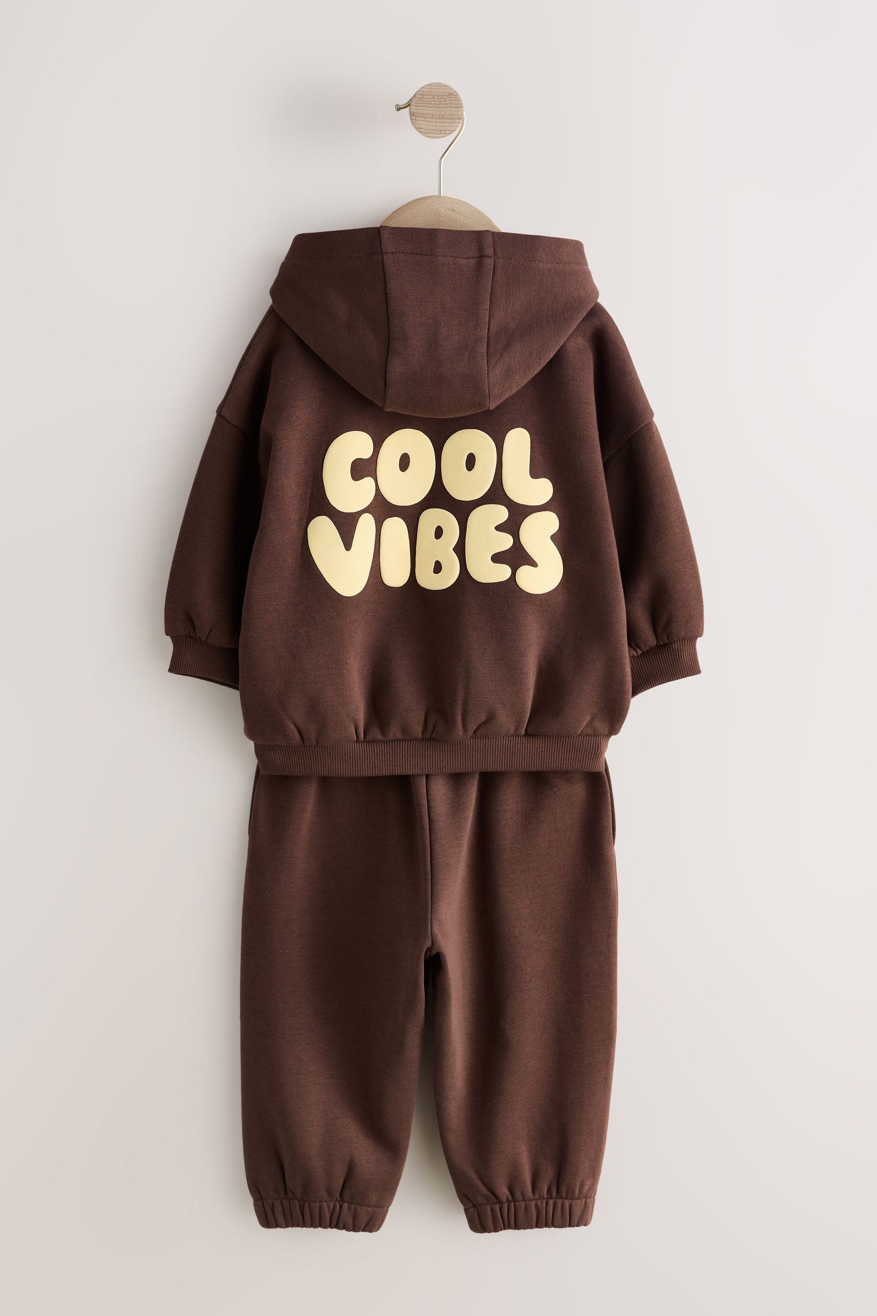 Next Sweatanzug Hoodie mit Print und Jogginghose im Set (2-tlg)