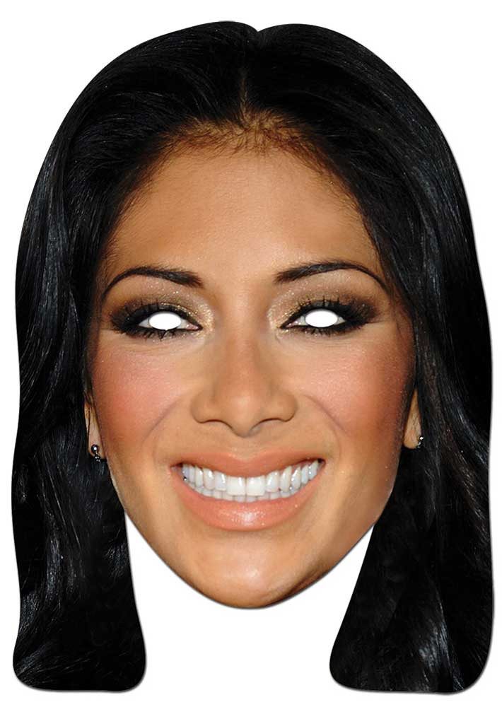Verkleidungsmaske Scherzinger, Nicole - Masken - Promi Maske