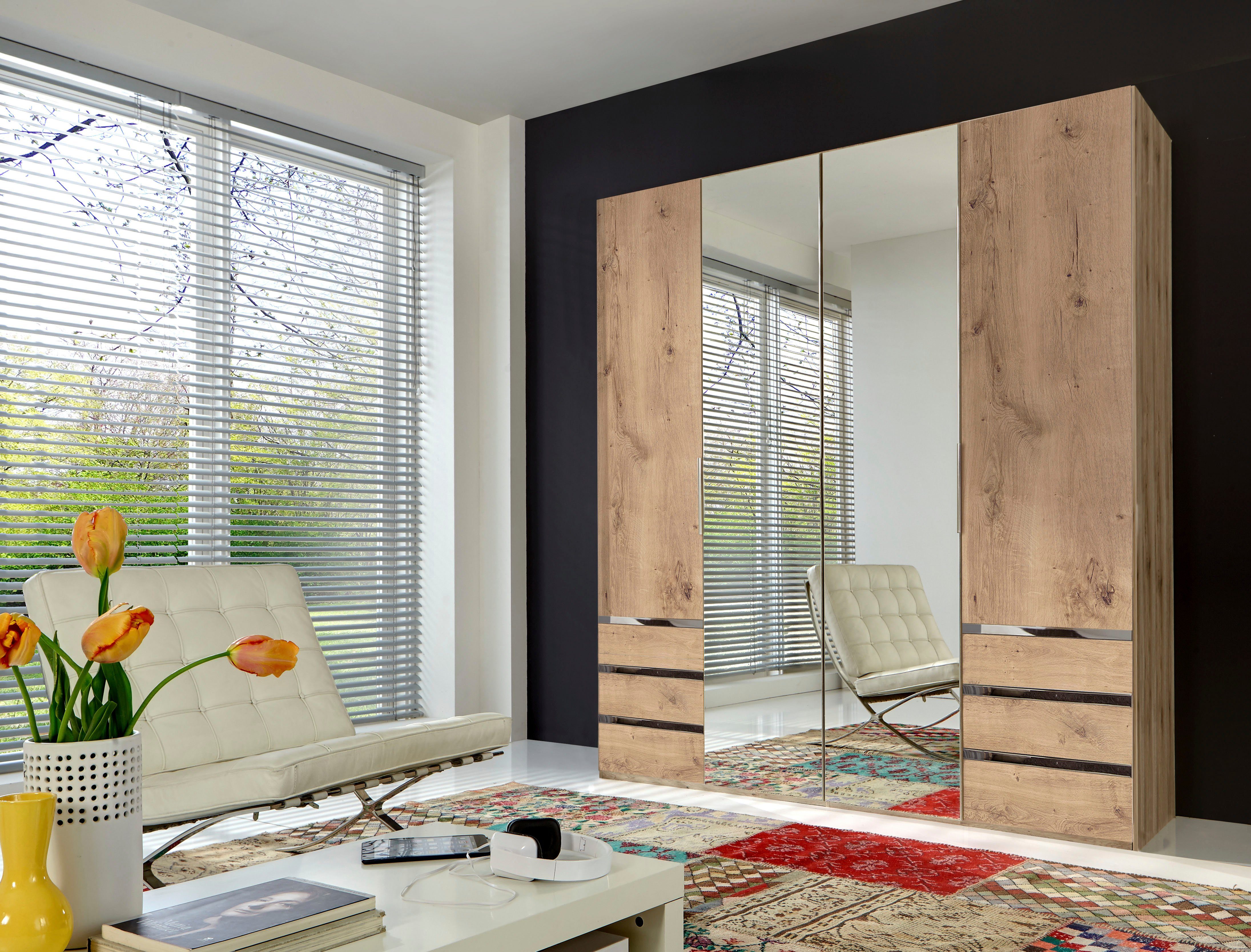 Wimex Kleiderschrank "Level by fresh to go", mit Glas-und Spiegeltüren günstig online kaufen
