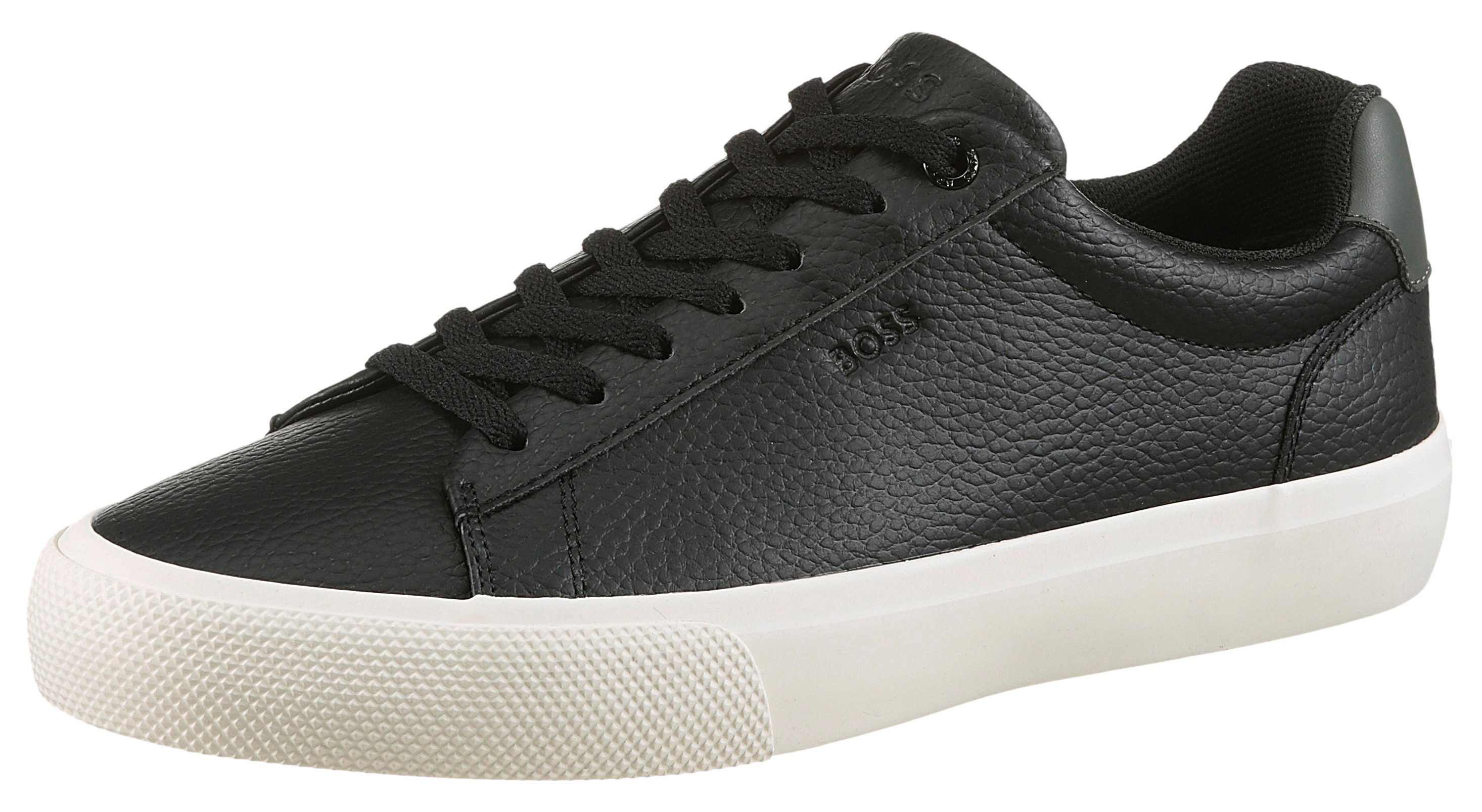 BOSS Aiden_Tenn Sneaker Schnürschuh, Halbschuh, Freizeitschuh mit Schaftran günstig online kaufen