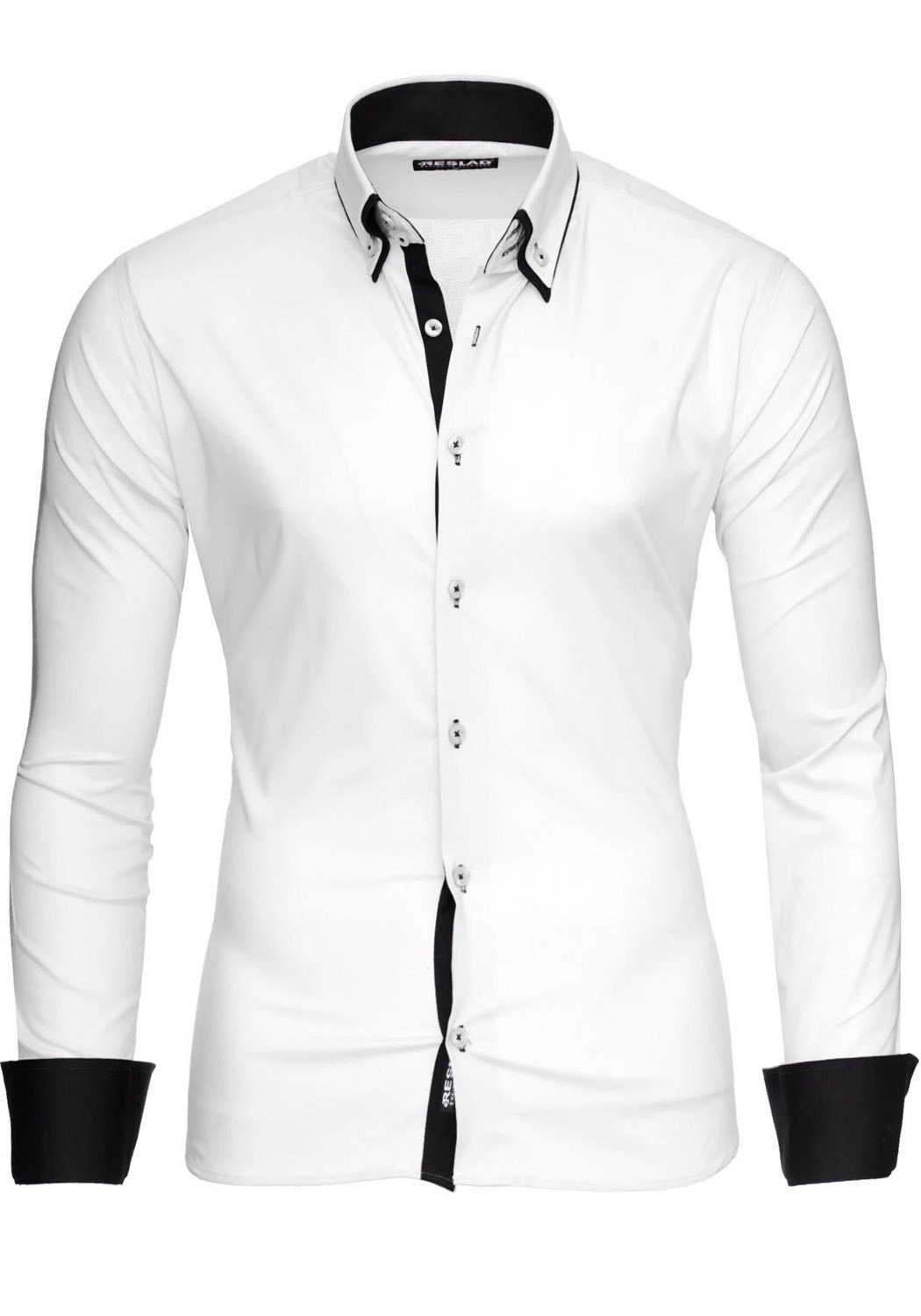 Langarmhemd Reslad Herren Langarm Hemd Alabama RS-7050