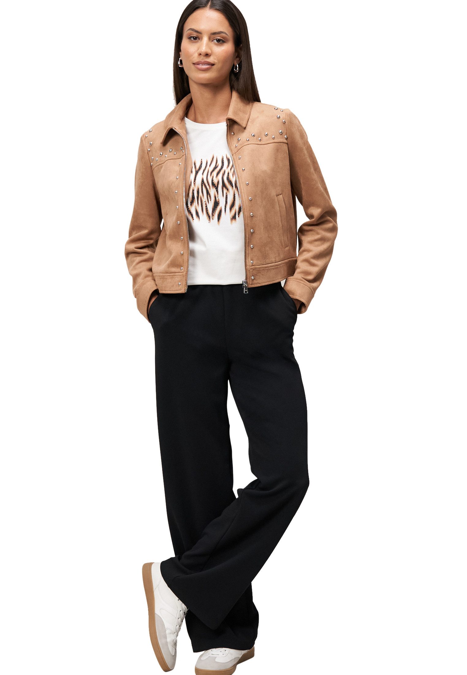 Zero Jackenblazer Damen in Wildlederoptik weiteres Detail