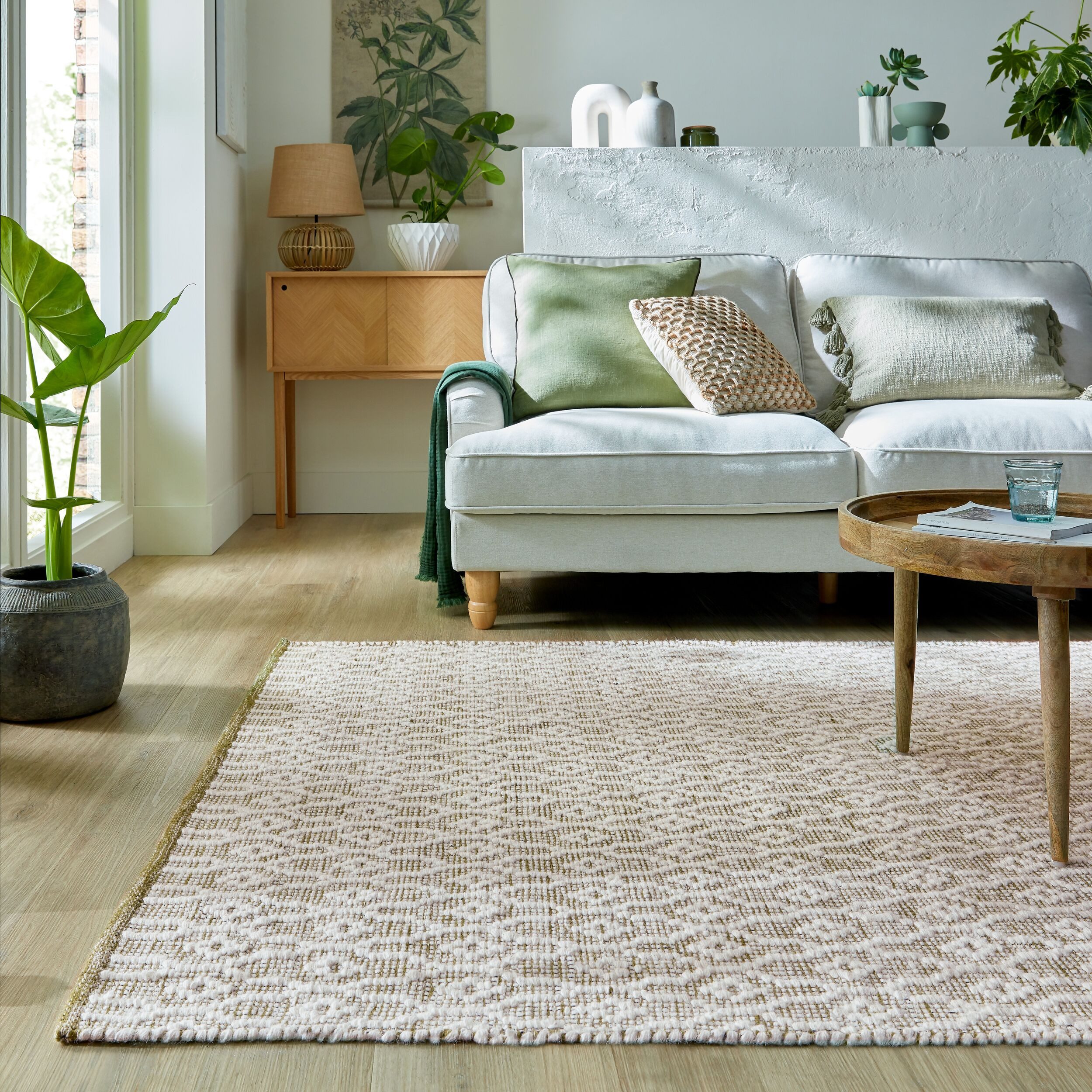 FLAIR RUGS Teppich Dream, rechteckig, Höhe: 3 mm, aus Wollmischung, Wohnzimmer, Schlafzimmer, Esszimmer