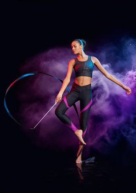 LASCANA ACTIVE Leggings mit Leo- und Farbeinsätzen