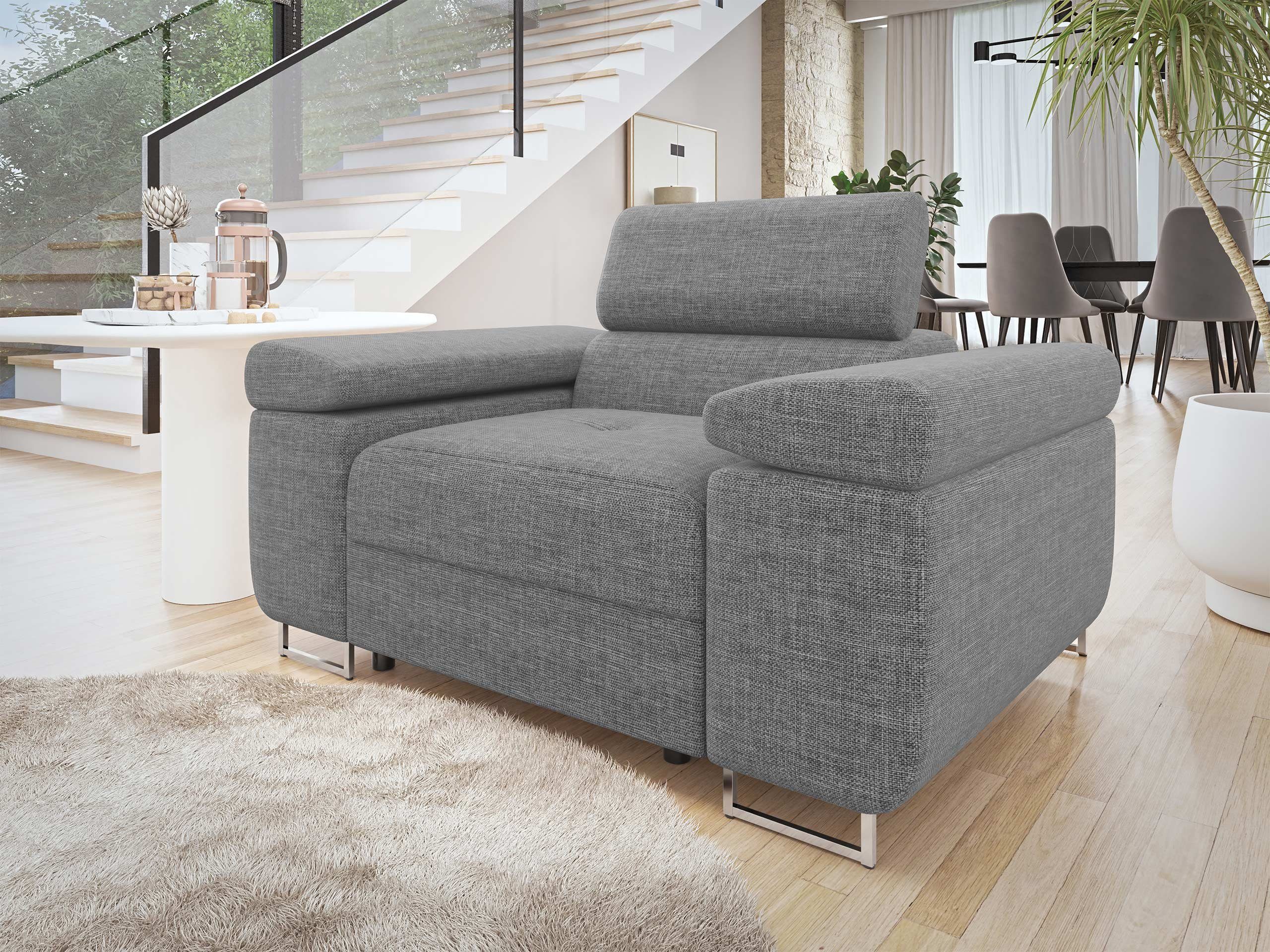 MIRJAN24 Sessel Torezio, Einstellbare Kopfstützen, 134x102x70-90 günstig online kaufen