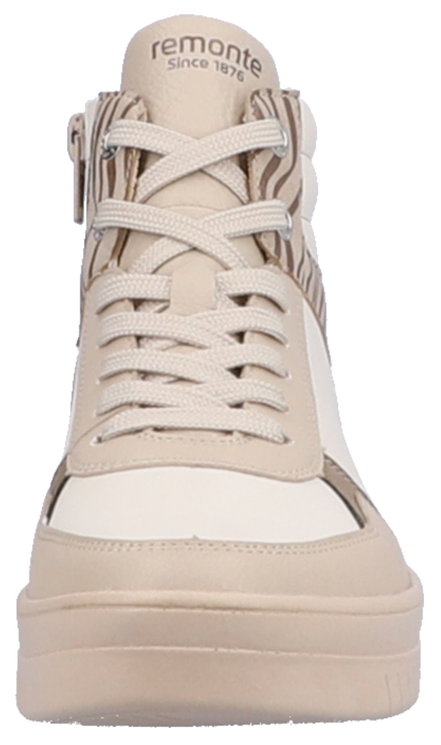 Ausstattung durch hohem Tragekomfort kombiniert Soft-Foam Sneaker offwhite mit Remonte