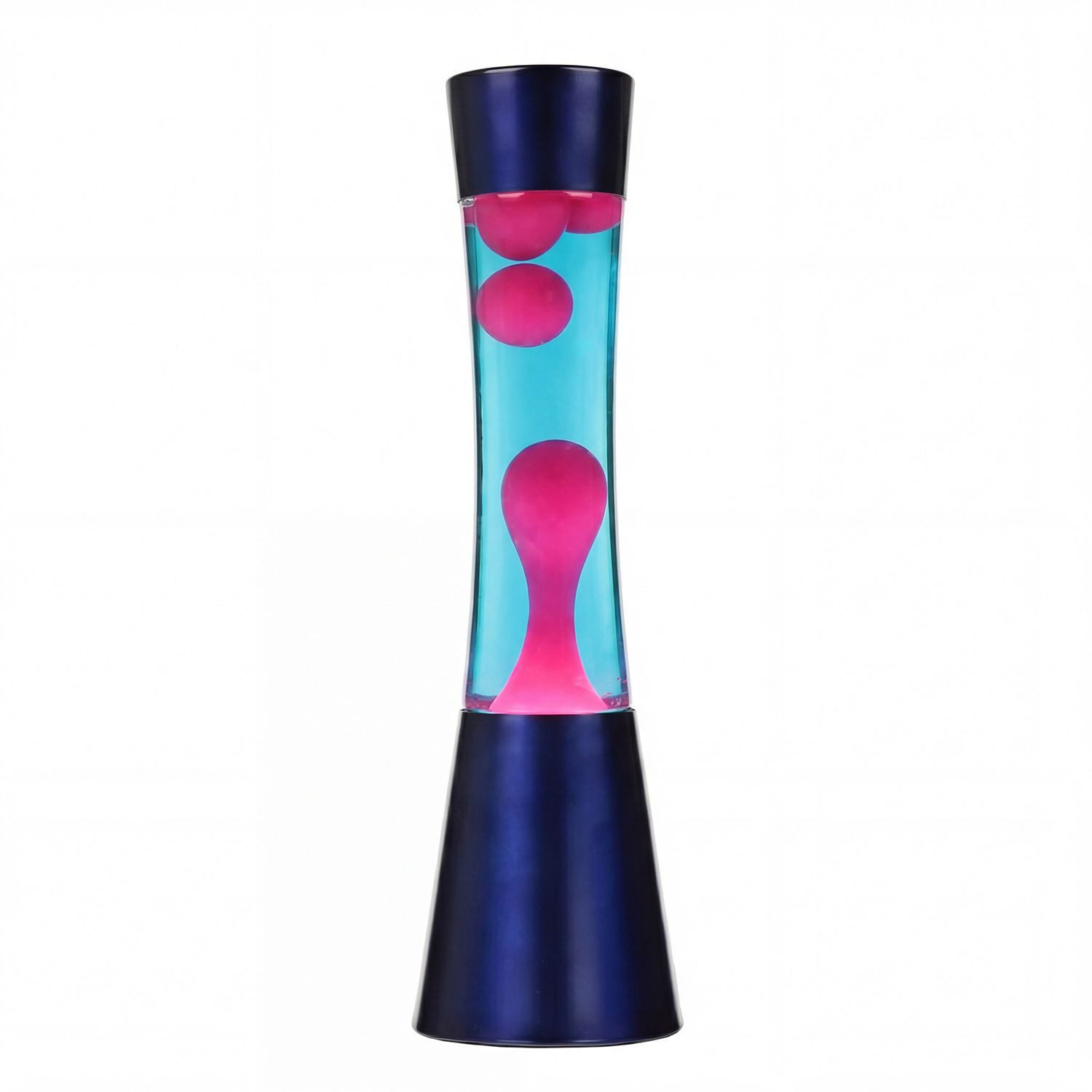 Licht-Erlebnisse Lavalampe RINGO, Warmweiß, Retro Lampe Blau Pink inkl. G9 Leuchtmittel Tischleuchte