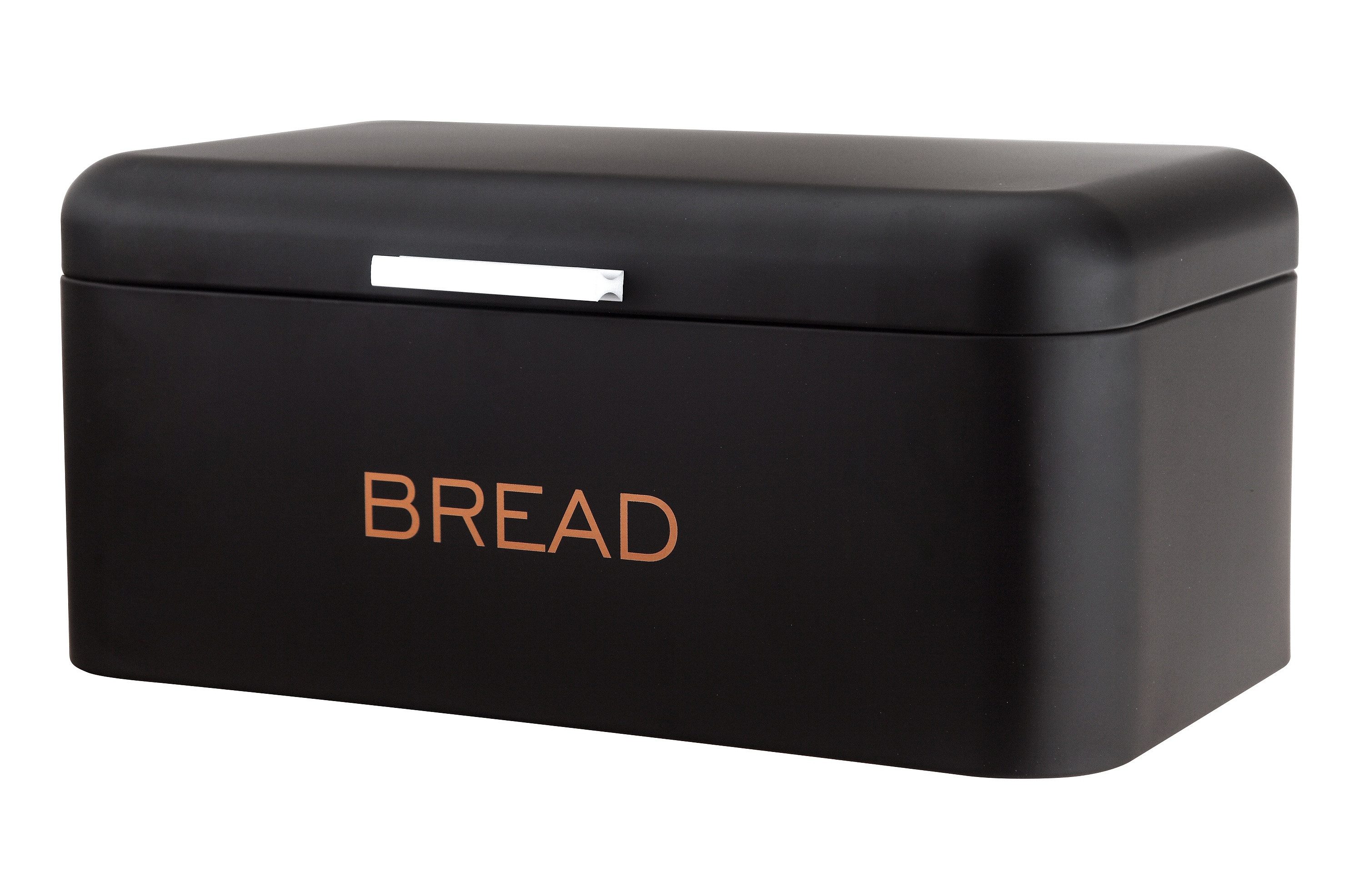 Cheffinger Brotkasten Brotkasten Brotbox Brotbehälter Metall Cheffinger schwarz CF-BB34