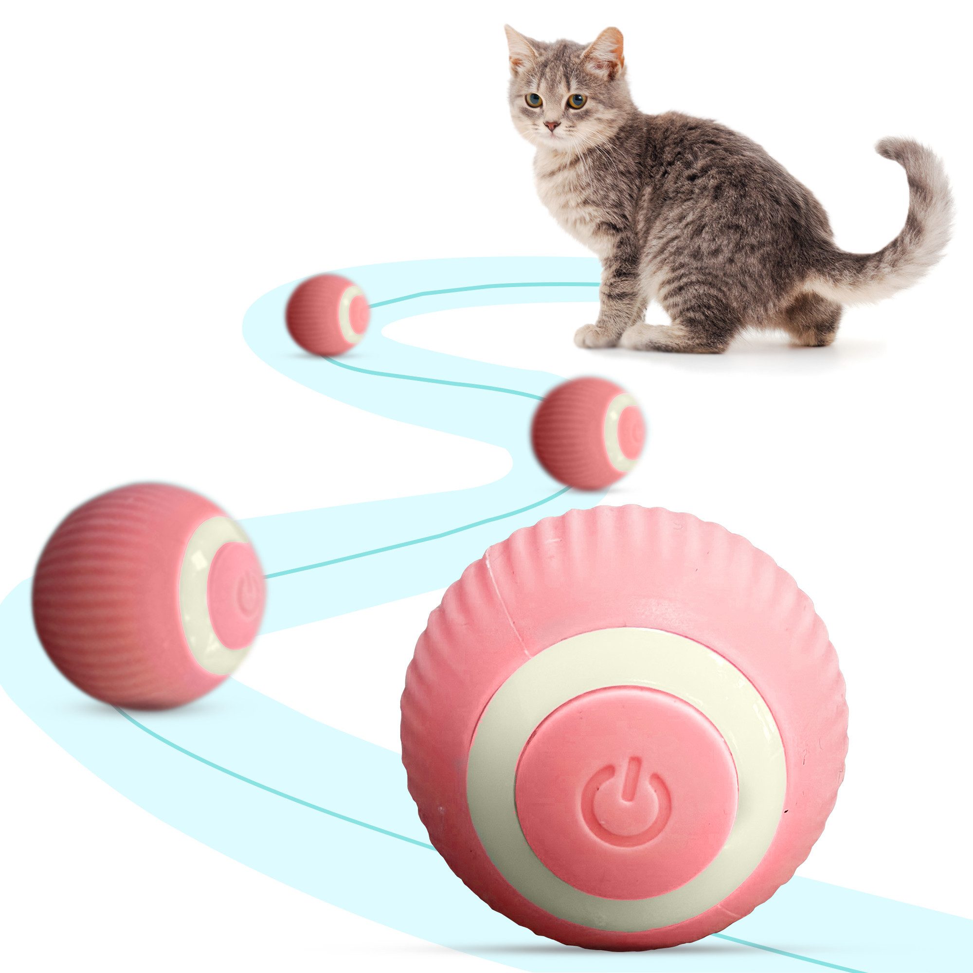 Petsation Tier-Intelligenzspielzeug Petsation Elektrischer Katzenball – Int günstig online kaufen