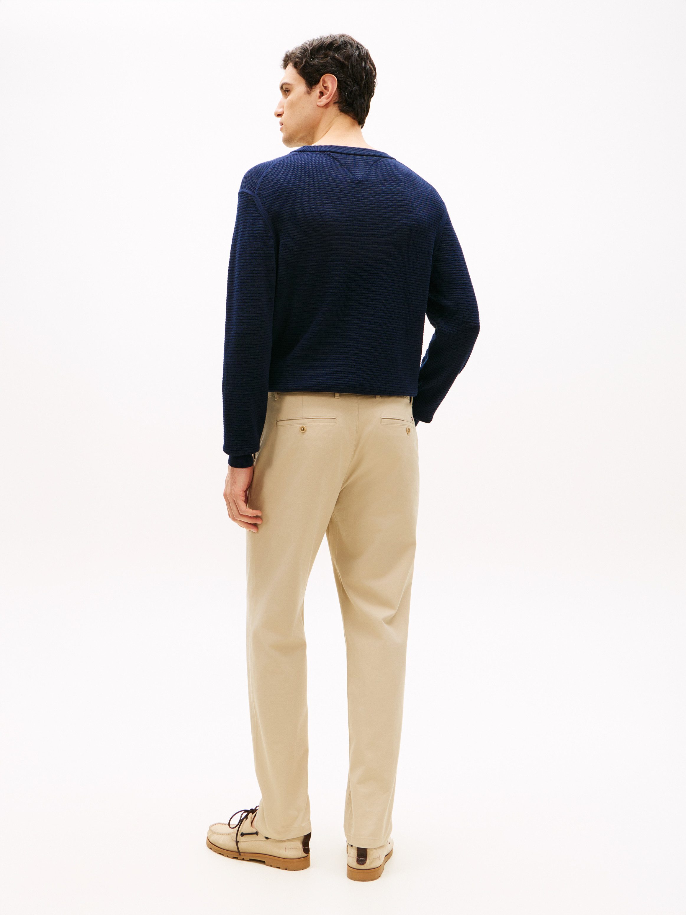 Tommy Hilfiger Chinohose HARLEM ESSENTIAL Tapered Leg, Basic, schlichtes Design – Bild 5 von 5
