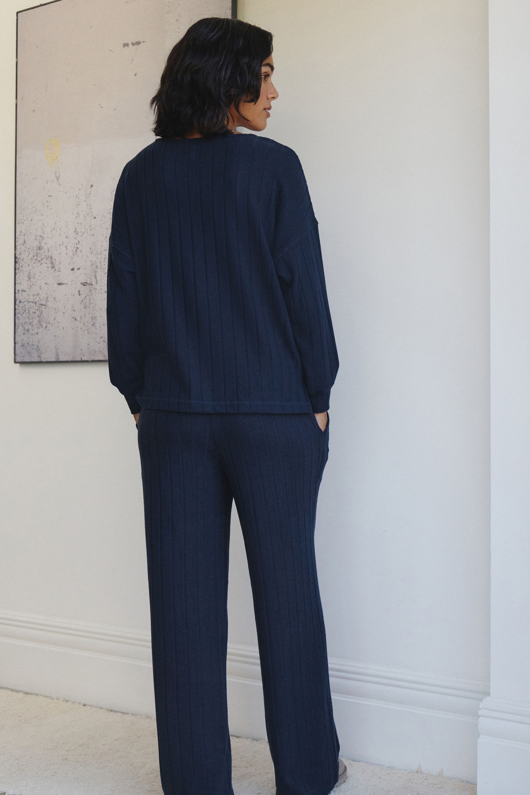 Next Pyjama Langärmeliger, gemütlicher Schlafanzug, Kurzgröße günstig online kaufen
