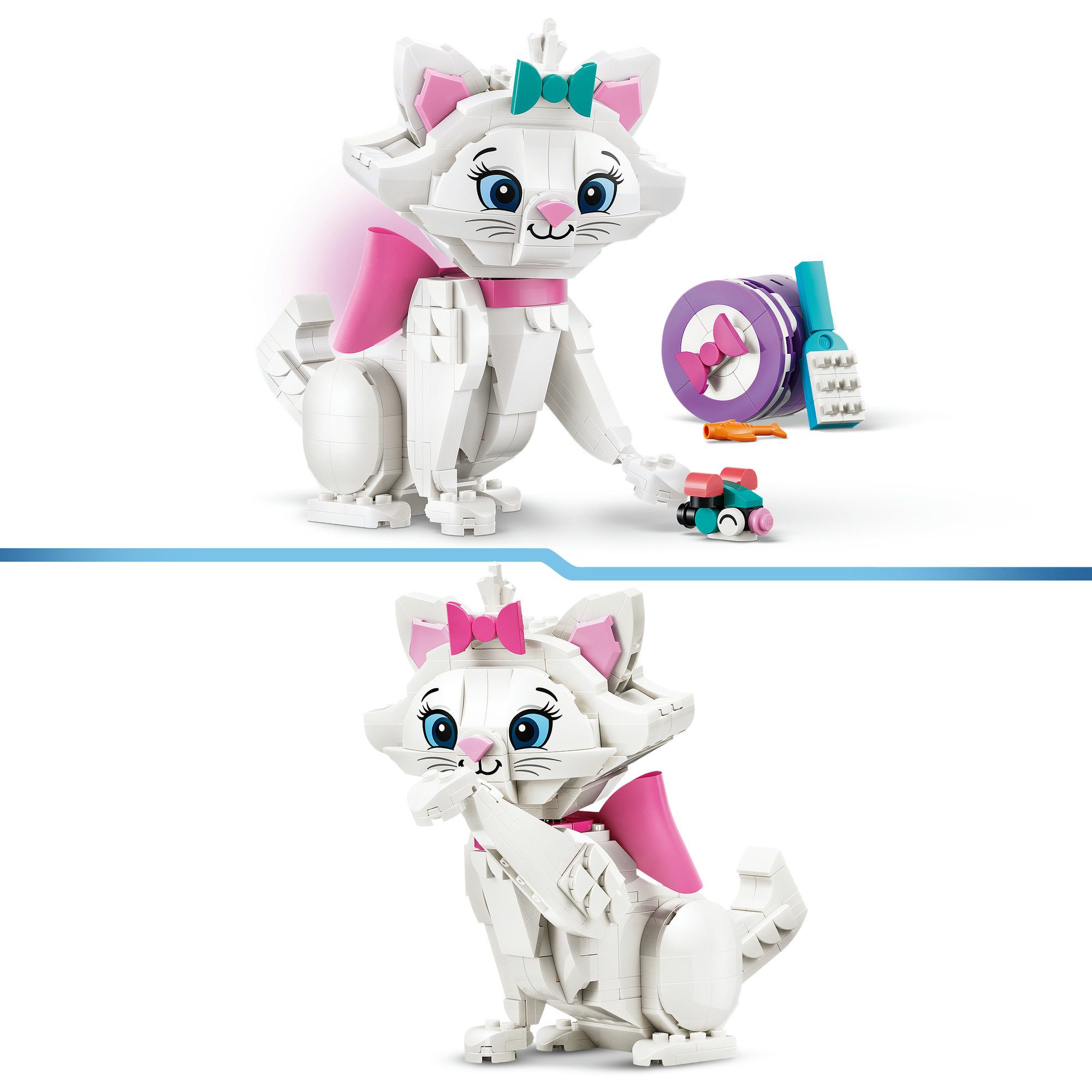 LEGO® Aristocats: Bezaubernde Marie (43286), LEGO Disney Classic Konstruktionsspielsteine, (369 St), Made in Europe – Bild 4 von 5
