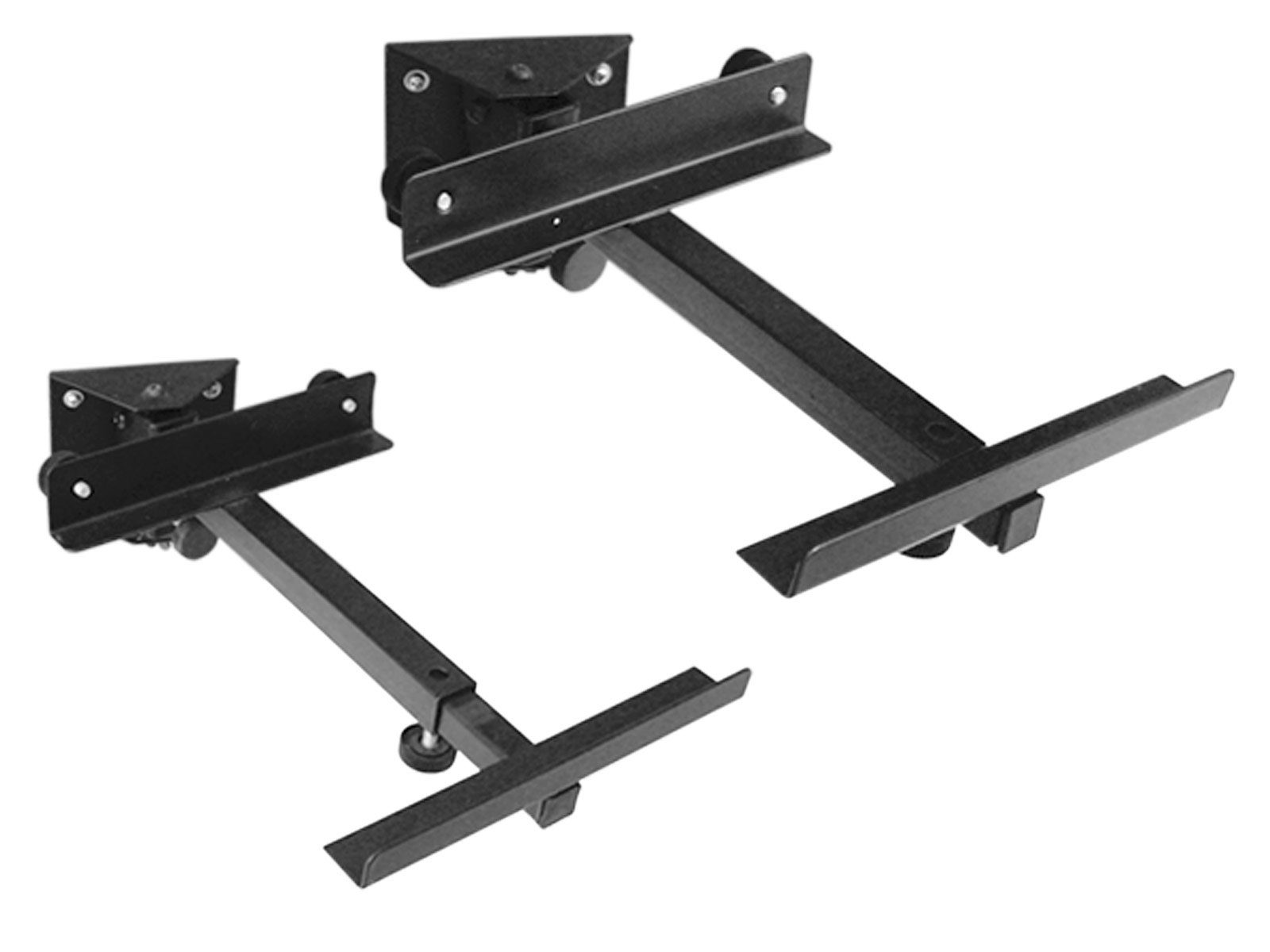 Drall Instruments Lautsprecher-Wandhalterung BH2B, (2-tlg., Lautsprecher-Boxenhalterung für die Wandmontage, Auflage verstellbar von 19 cm bis 30 cm, 15 kg belastbar)