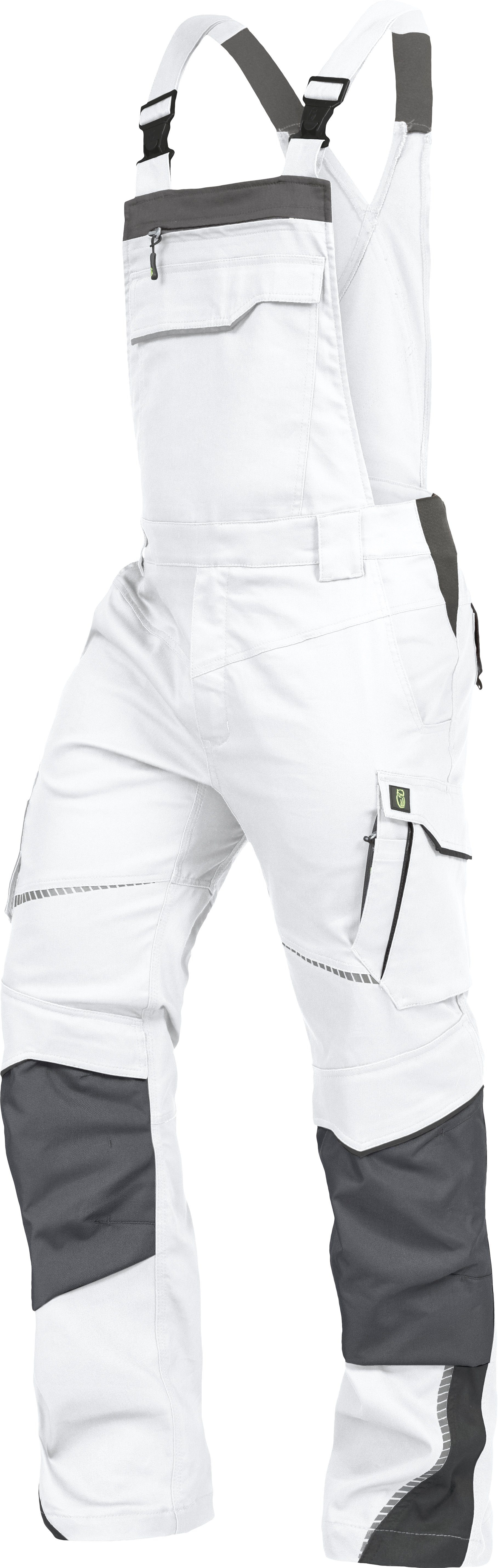 Leibwächter Arbeitslatzhose Herren Flex-Line Latzhose (Arbeitshose mit Keil im Schritt) mit Reflektoren