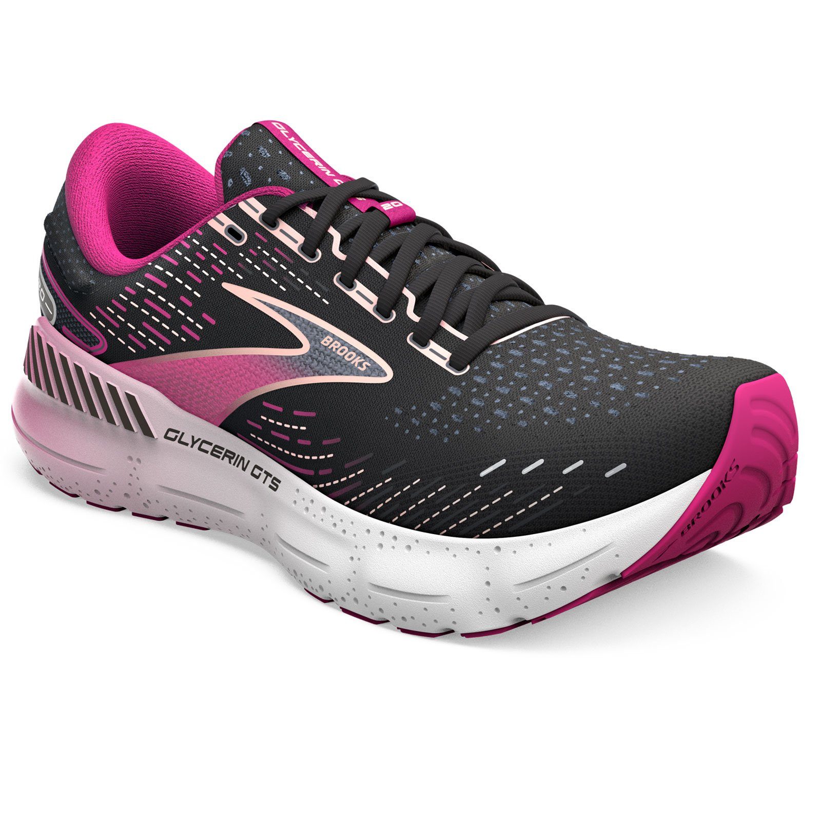 Brooks GLYCERIN GTS 20 Lady Laufschuh Dämpfungstechnologie die auf deinen individuellen Laufstil reagiert