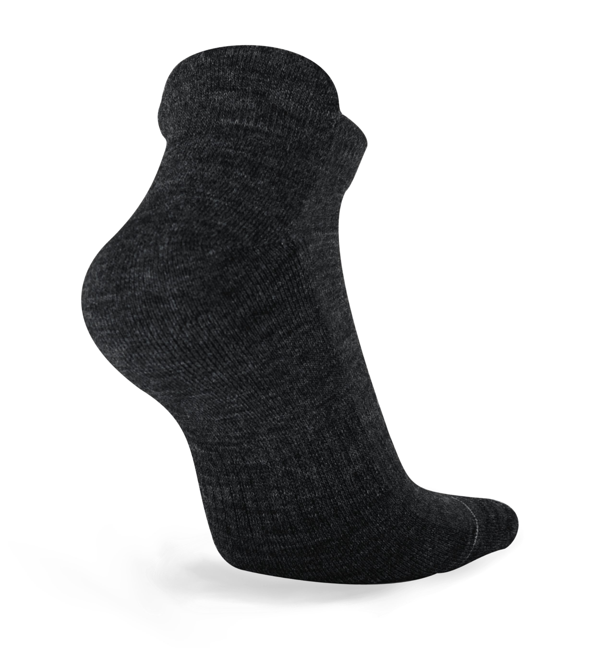 NORDSOX Wandersocken kurz - Wolle Merino schwarz Herren Färse & weich grau und & & Klimaregulierend für (2-Paar) & gepolsterte Sohle Damen atmungsaktiv &