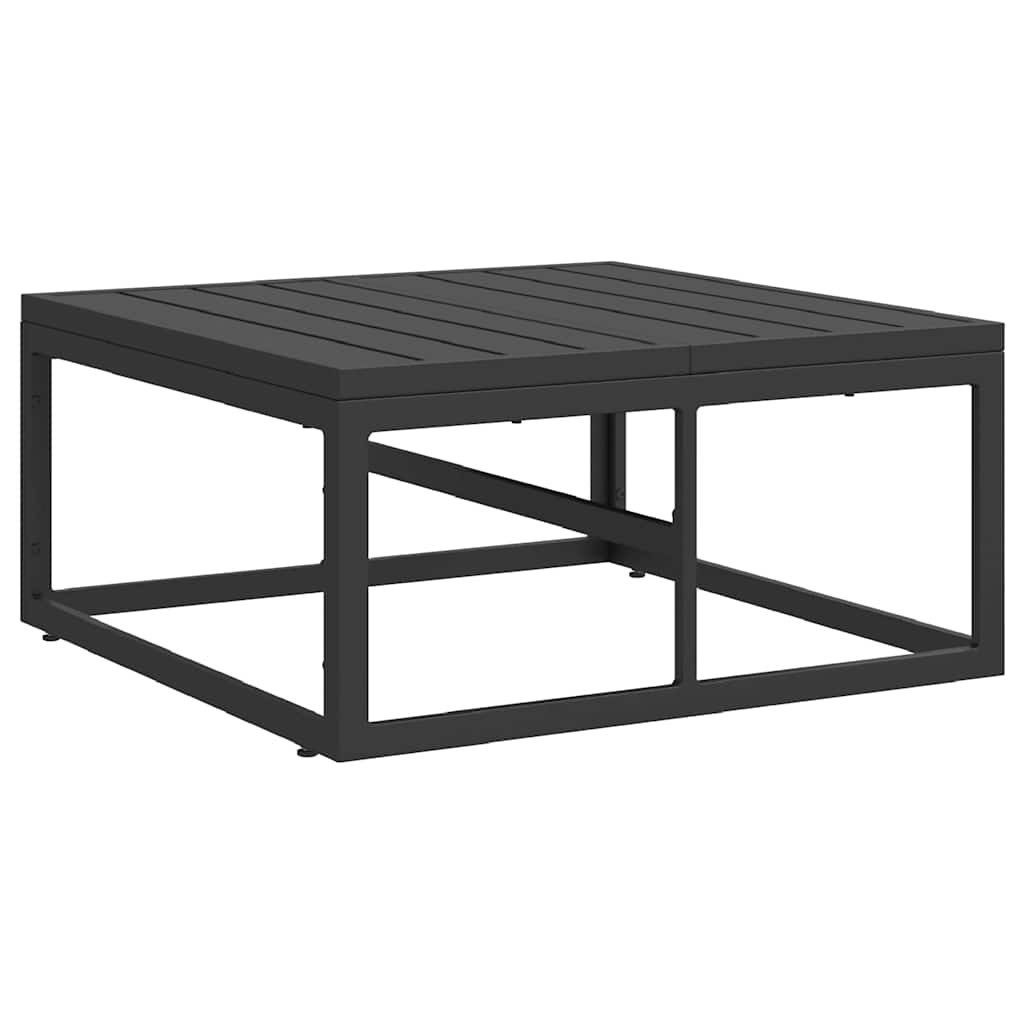 vidaXL Sofaelement Gartenmöbel Schwarz 70 x 70 x 32 cm Metall (1 St)