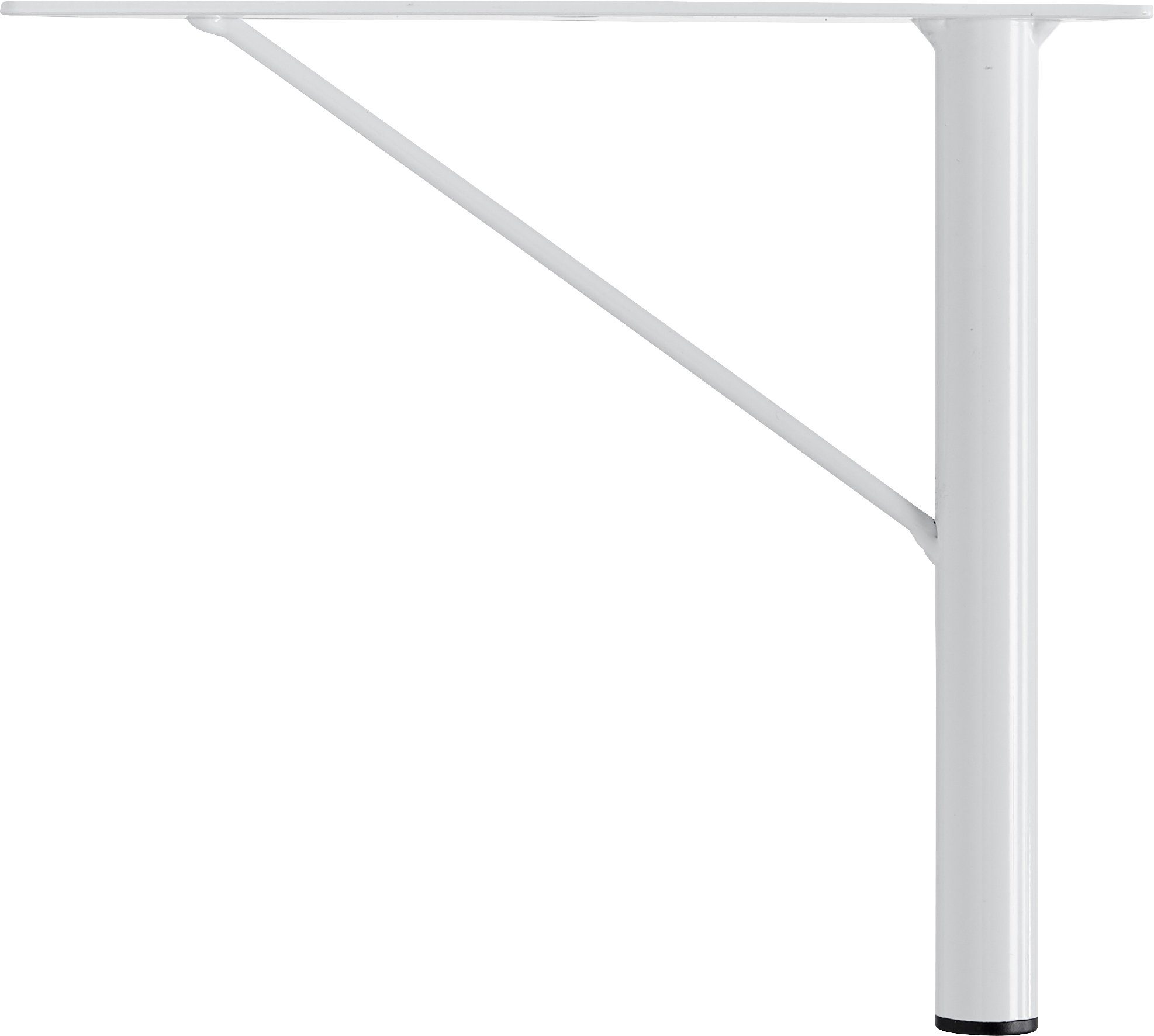 Hammel Furniture Möbelfuß Mistral / Mistral Kubus Bein, Stützfuß, (4-St), Metall, in mehreren Farben, Höhe: 20 cm