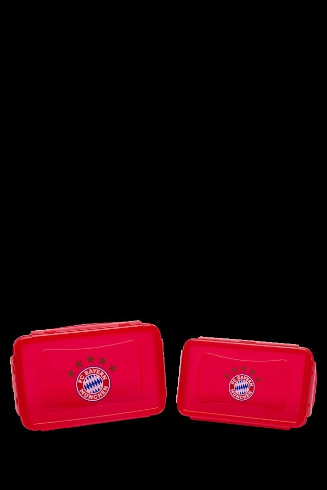 FC Bayern München Lunchbox Brotdose 2er Set, Kunststoff