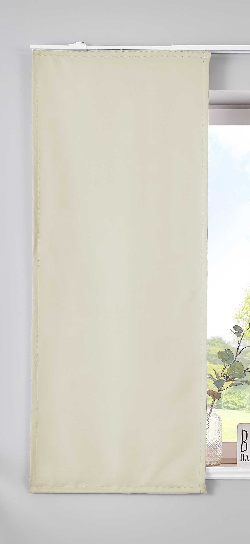 Gardinenbox Schiebegardine (1 St), Paneelwagen, verdunkelnd, Verdunkelung »NewYork« Flächenvorhang Paneelwagen Blickdicht 202020680