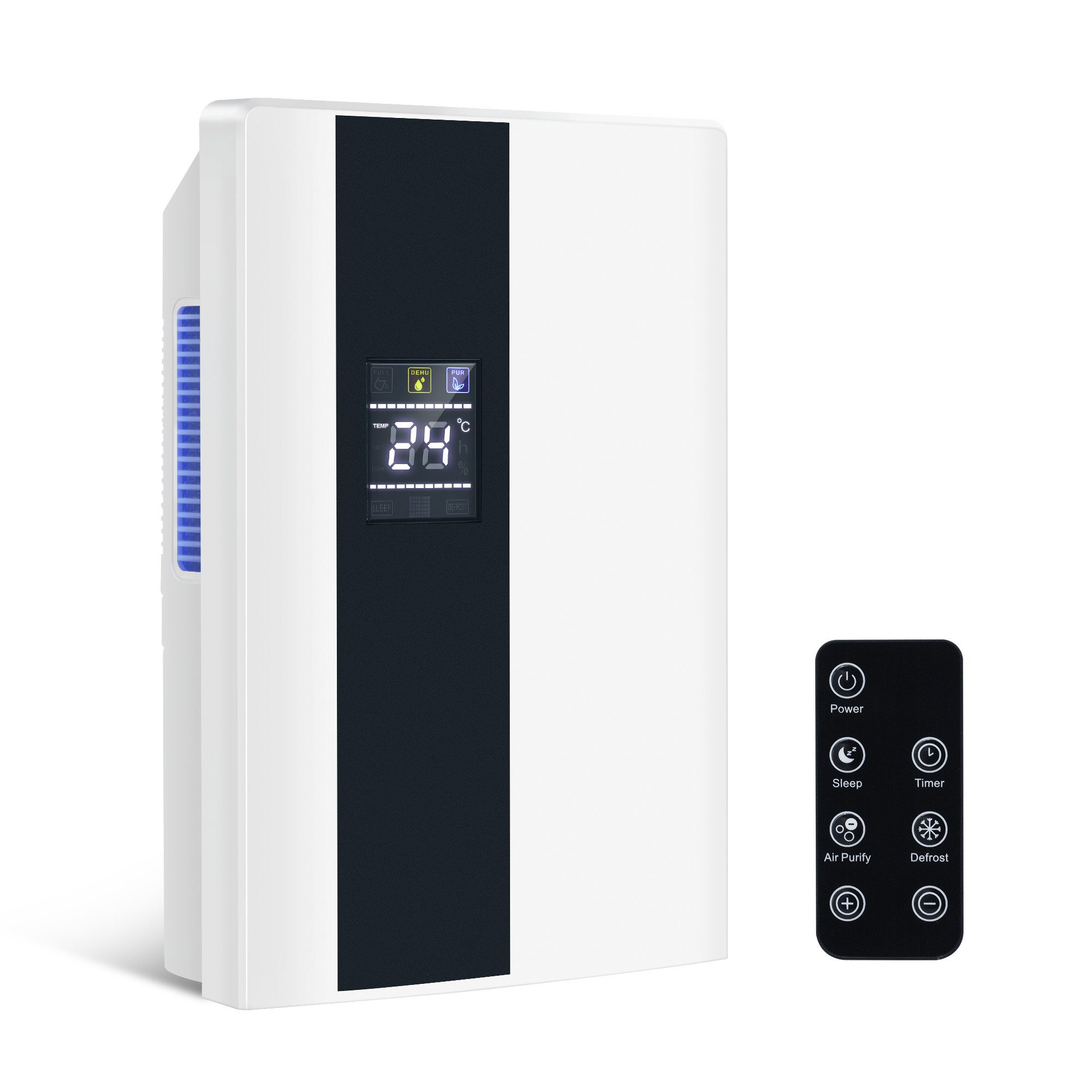 ZMH Luftentfeuchter Elektrisch 1400/2000ml Entfeuchter Dehumidifier UV-Rein günstig online kaufen