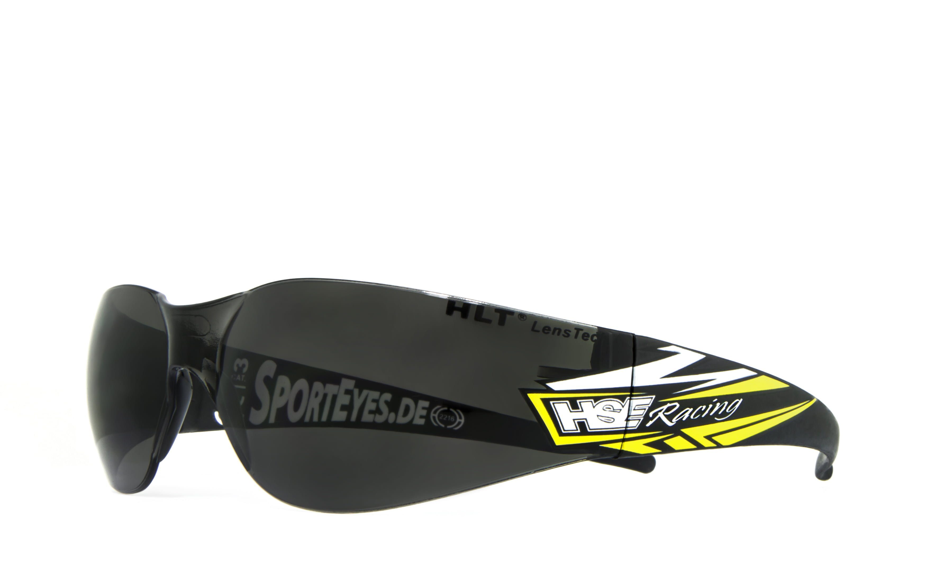 HSE - SportEyes Sportbrille SPRINTER 3.0 Steinschlagbeständig Kunststoff-Sicherheitsglas RS, durch