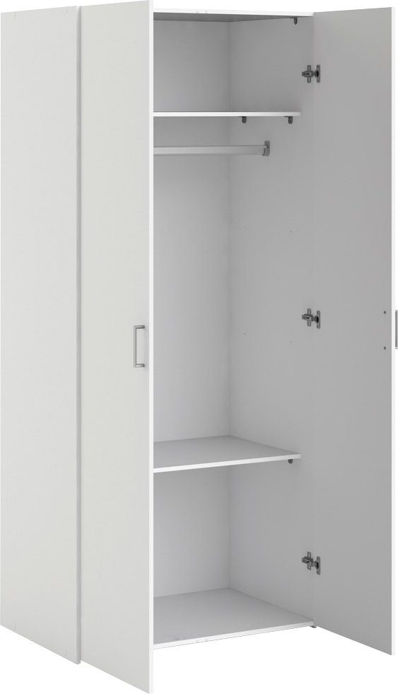 graue einfache Kleiderschrank x affaire 49,5 Selbstmontage, Stangengriffe, 77,6 175,4 cm x Home