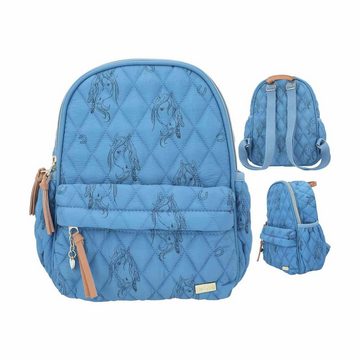 Depesche Kinderrucksack Miss Melody Rucksack Blue Quilt (1 Rucksack, 1-tlg)