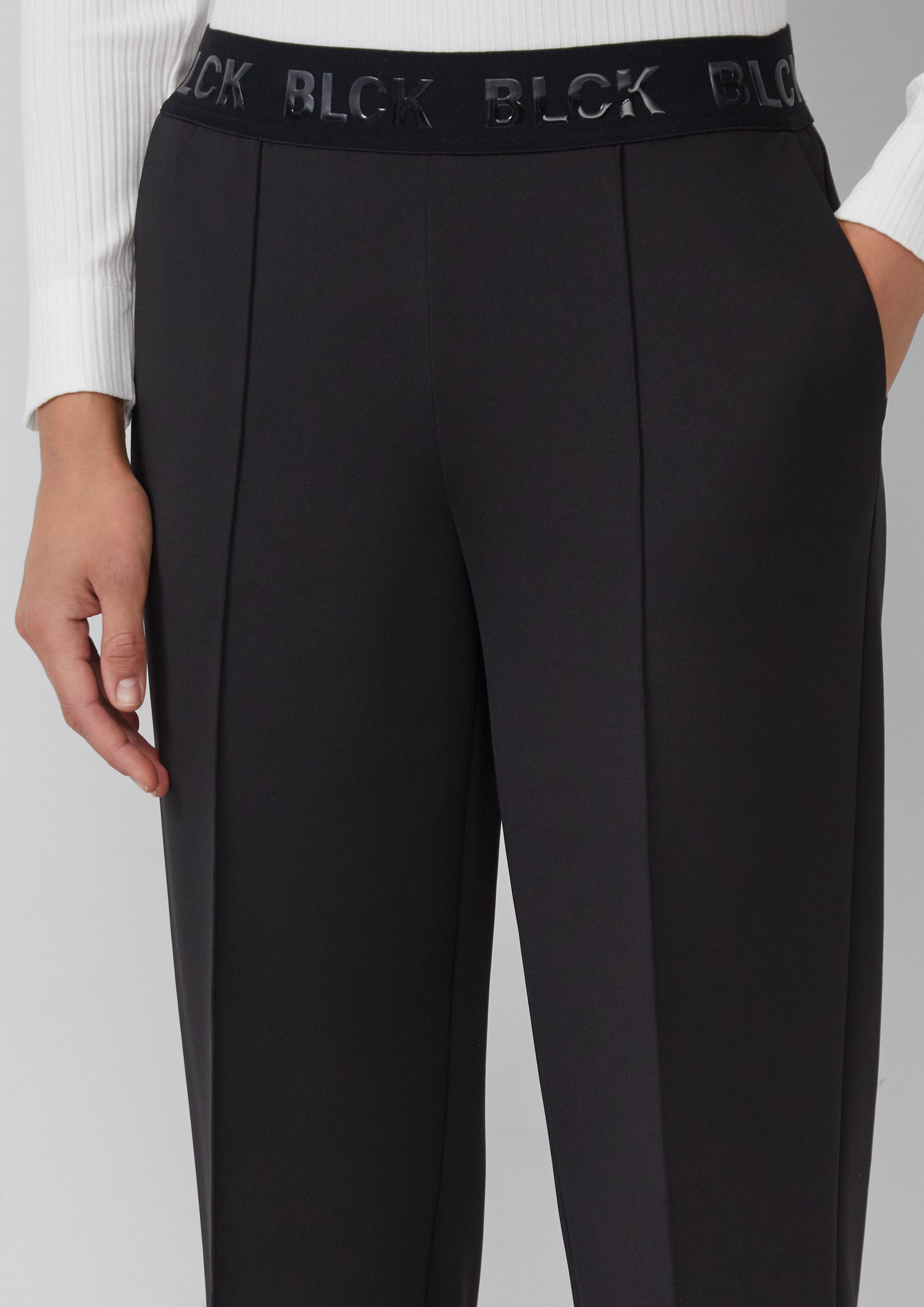 s.Oliver BLACK LABEL Stoffhose Wide-Leg-Hose aus günstig online kaufen