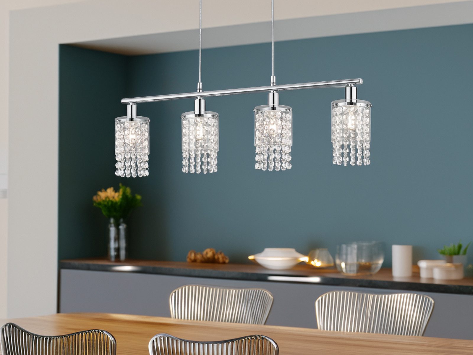Reality Leuchten LED Pendelleuchte, Dimmfunktion, LED günstig online kaufen