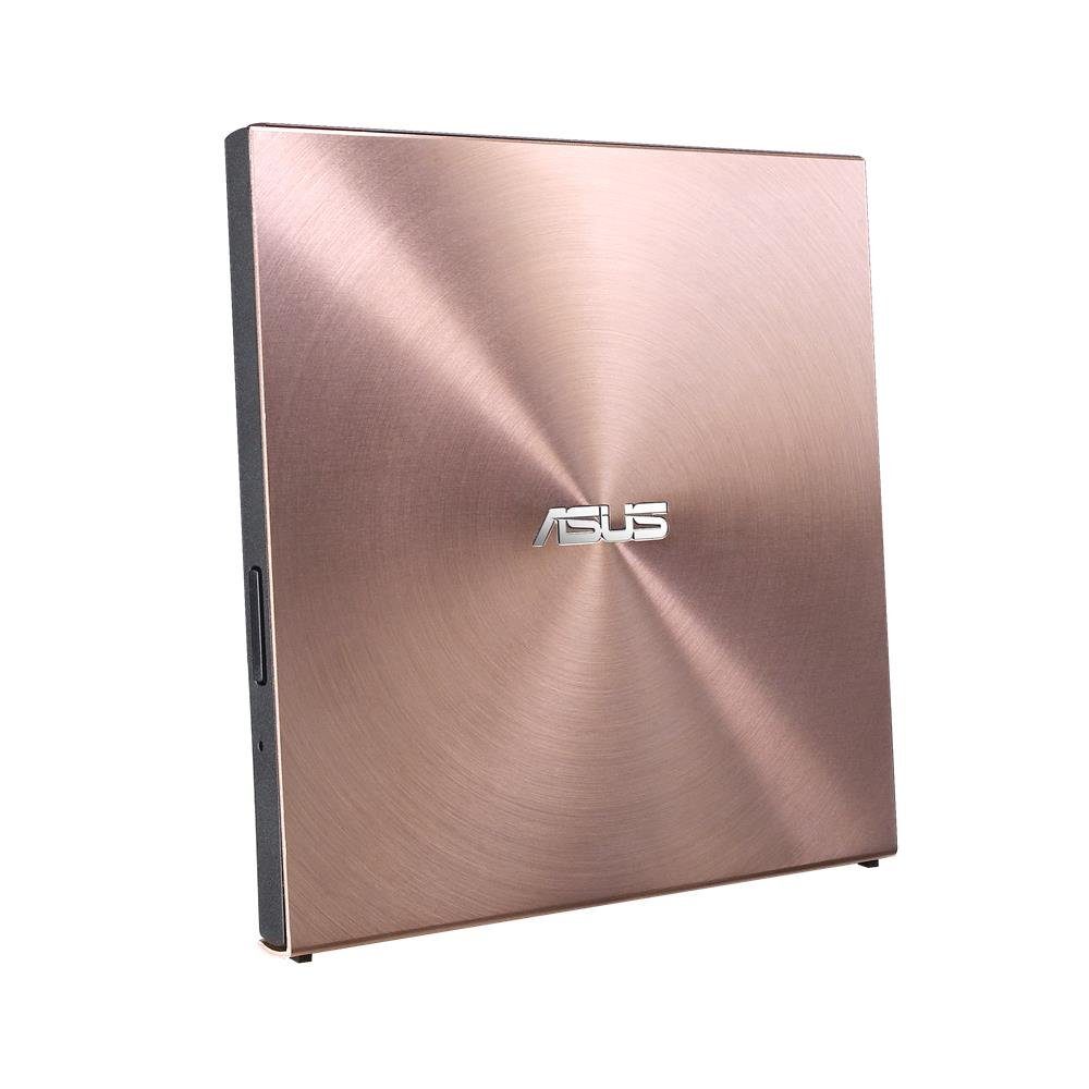 Asus SDRW-08U5S-U UltraDrive DVD-Brenner (USB 2.0, BD 6x/DVD 8x/CD 24x, externer Slim DVD Brenner 8x DVD±R 6x DVD±R DL 5x DVD-RAM USB 2.0 rosa)