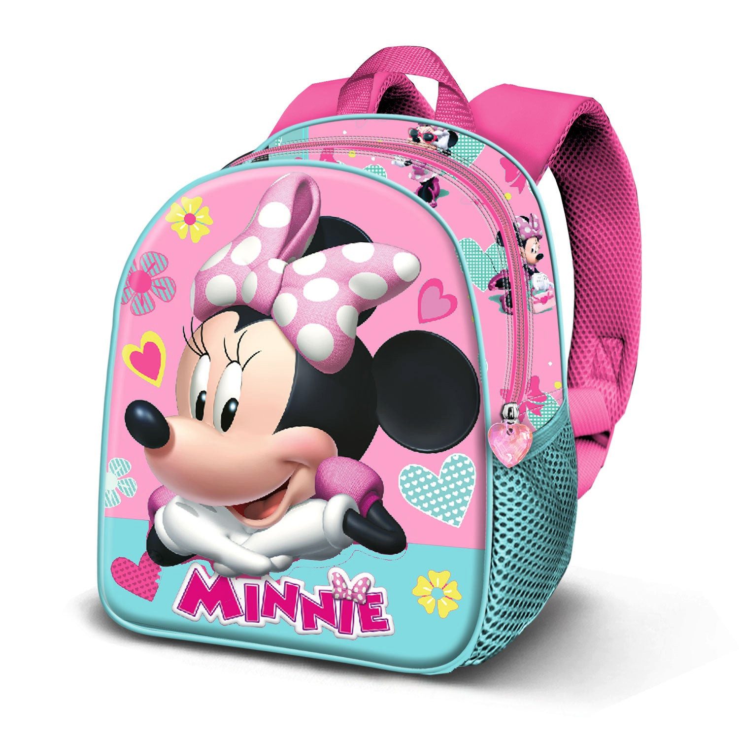 Kinderrucksack Disney Minnie Maus 3D kleiner Rucksack Kindergartenrucksack