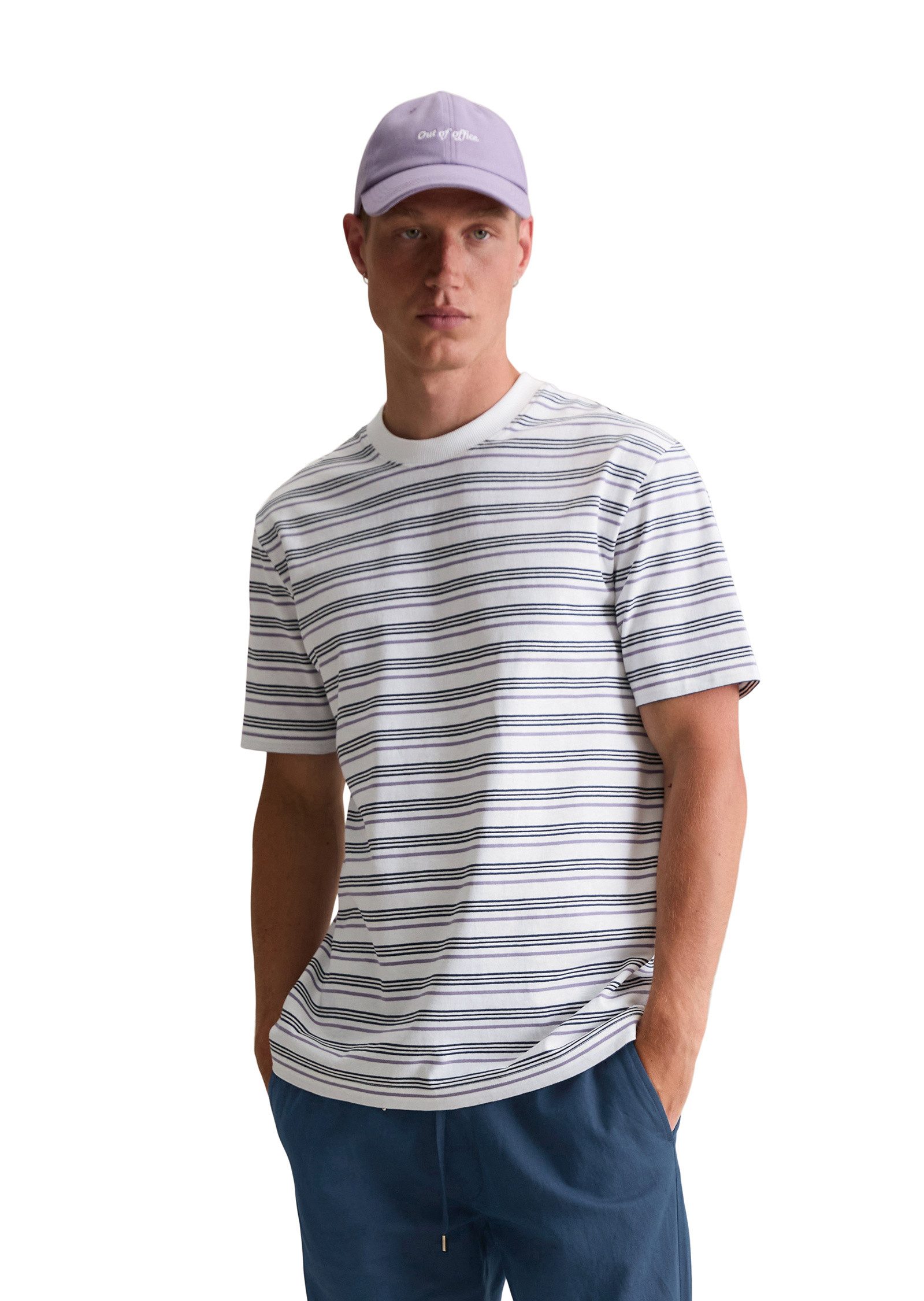 Marc O'Polo DENIM T-Shirt in mittelschwerem Bio-Baumwoll-Jersey