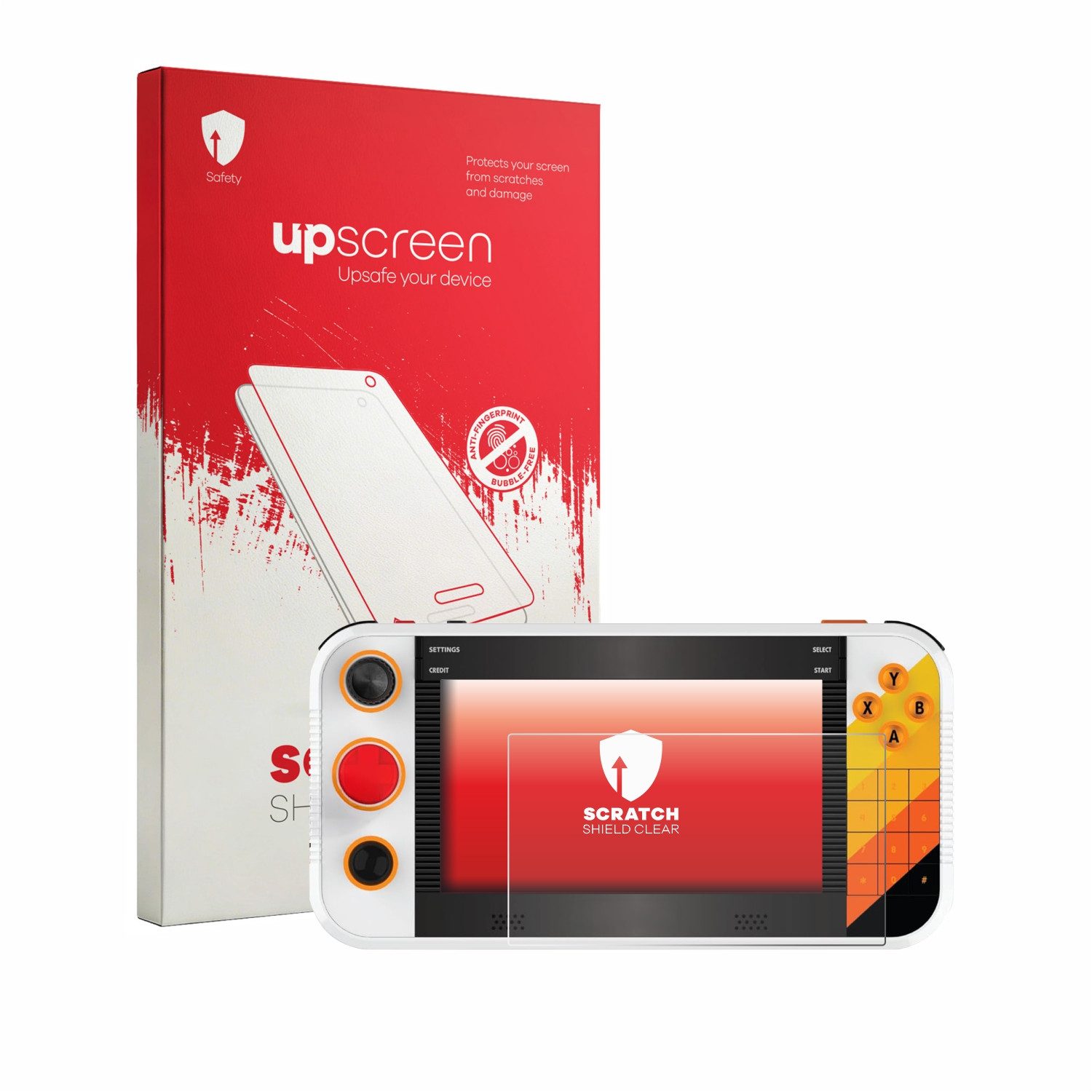 upscreen Displayschutzfolie Schutzfolie für My Arcade Atari Gamestation Go Portable, Displayschutz Schutz Folie Klar Transparent