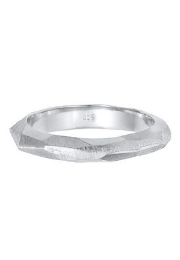 Elli Premium Partnerring Freundschaftsring Trauring Organic matt 925 Silber