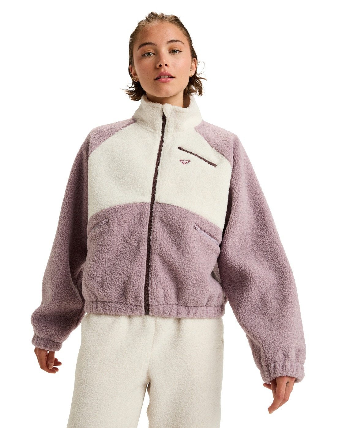 Roxy Fleecepullover Waves Of Warmth Colorblock