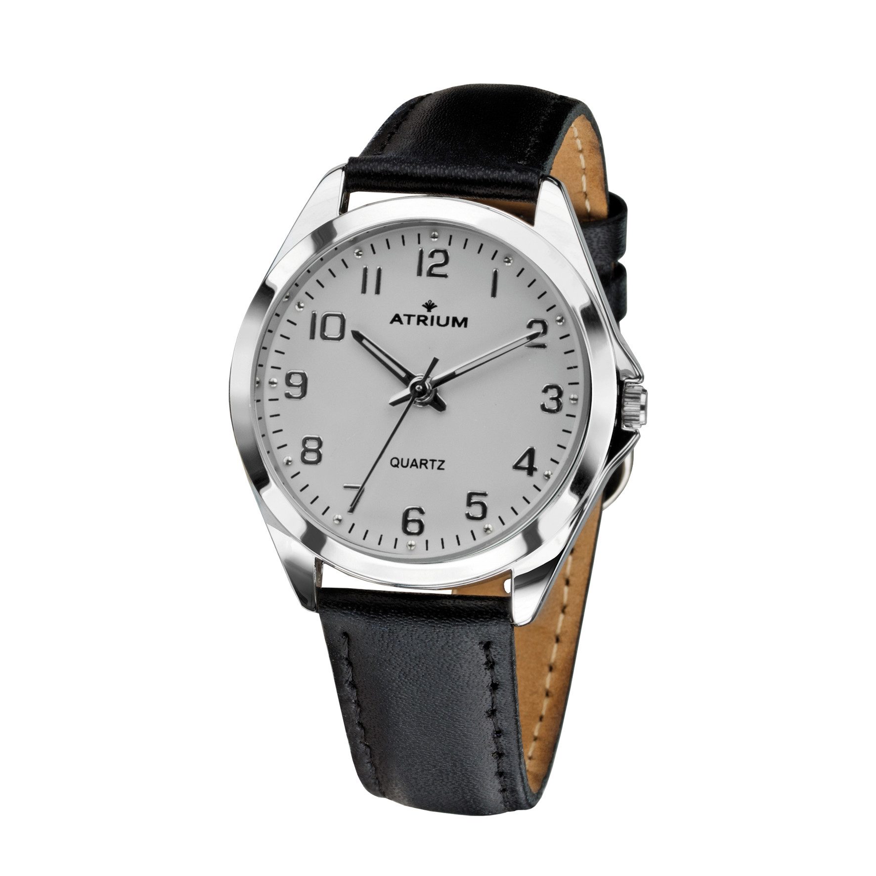 Atrium Quarzuhr A11 Damen Armbanduhr, analog klassisch schlicht deutlich Geschenkidee Ø 27mm