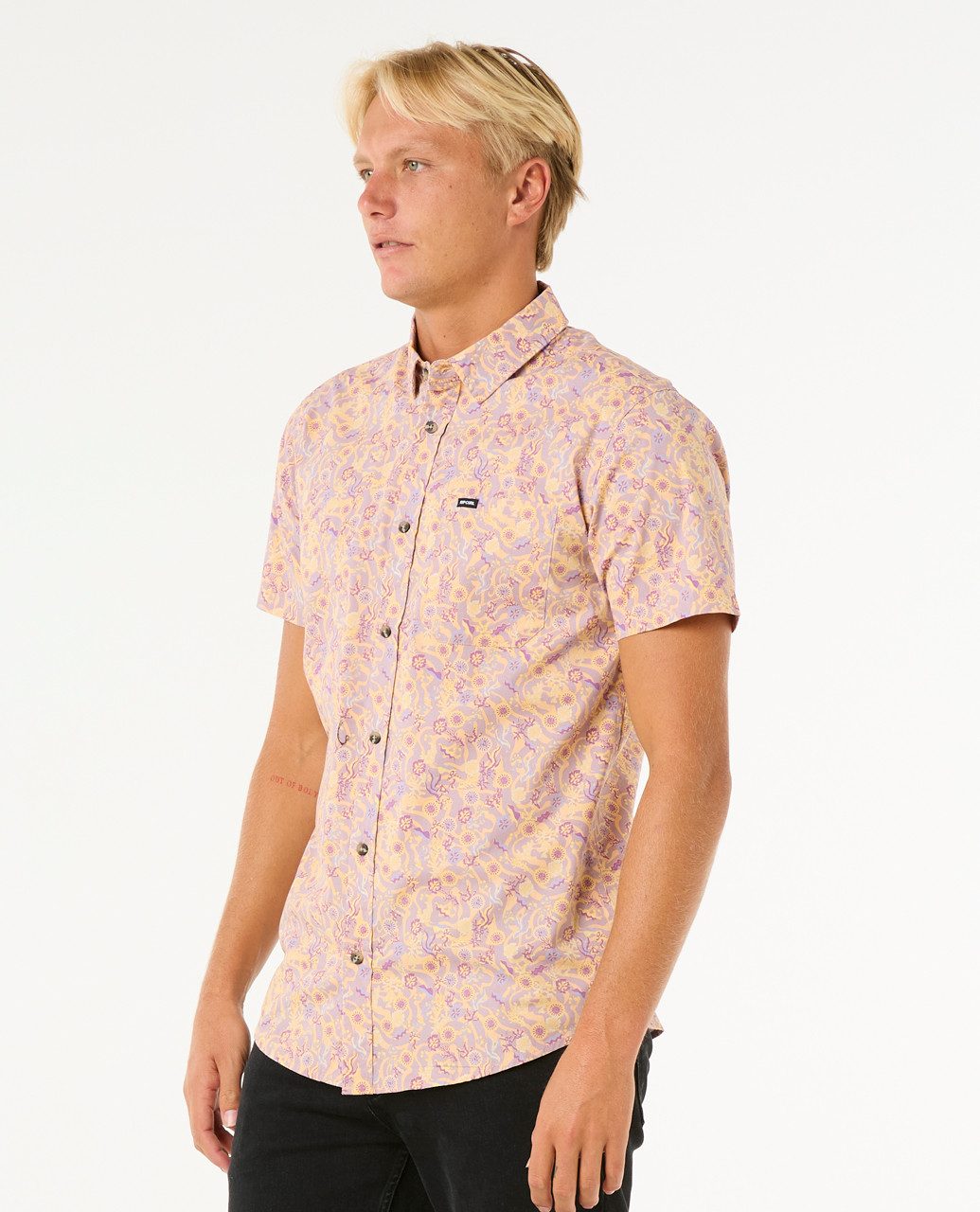 Rip Curl Kurzarmhemd Florales Riff-Shirt günstig online kaufen