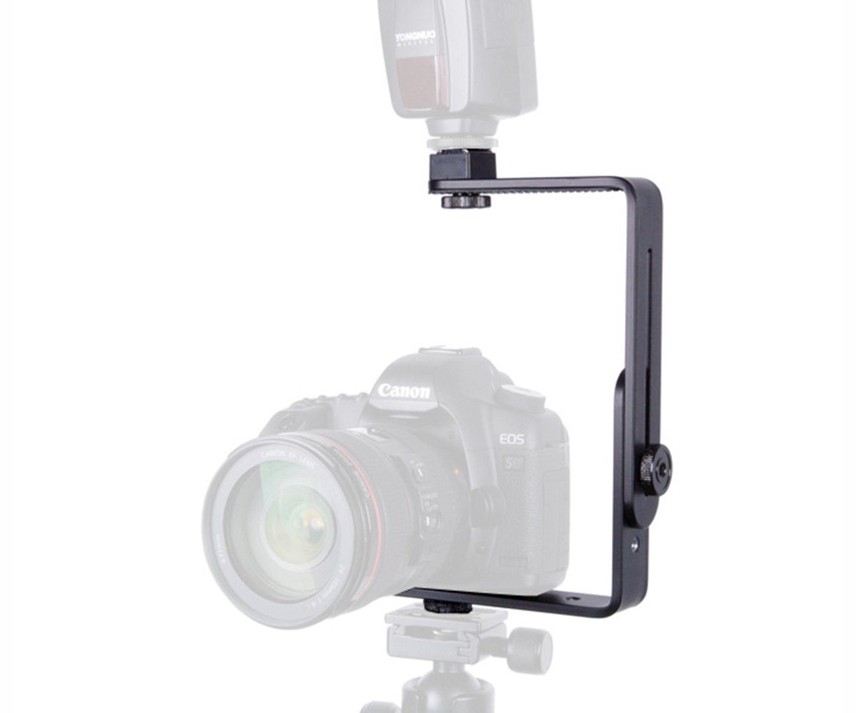 ayex Blitz-Halterung Variable Universal Winkel-Blitzschiene Zubehörschiene L-förmig