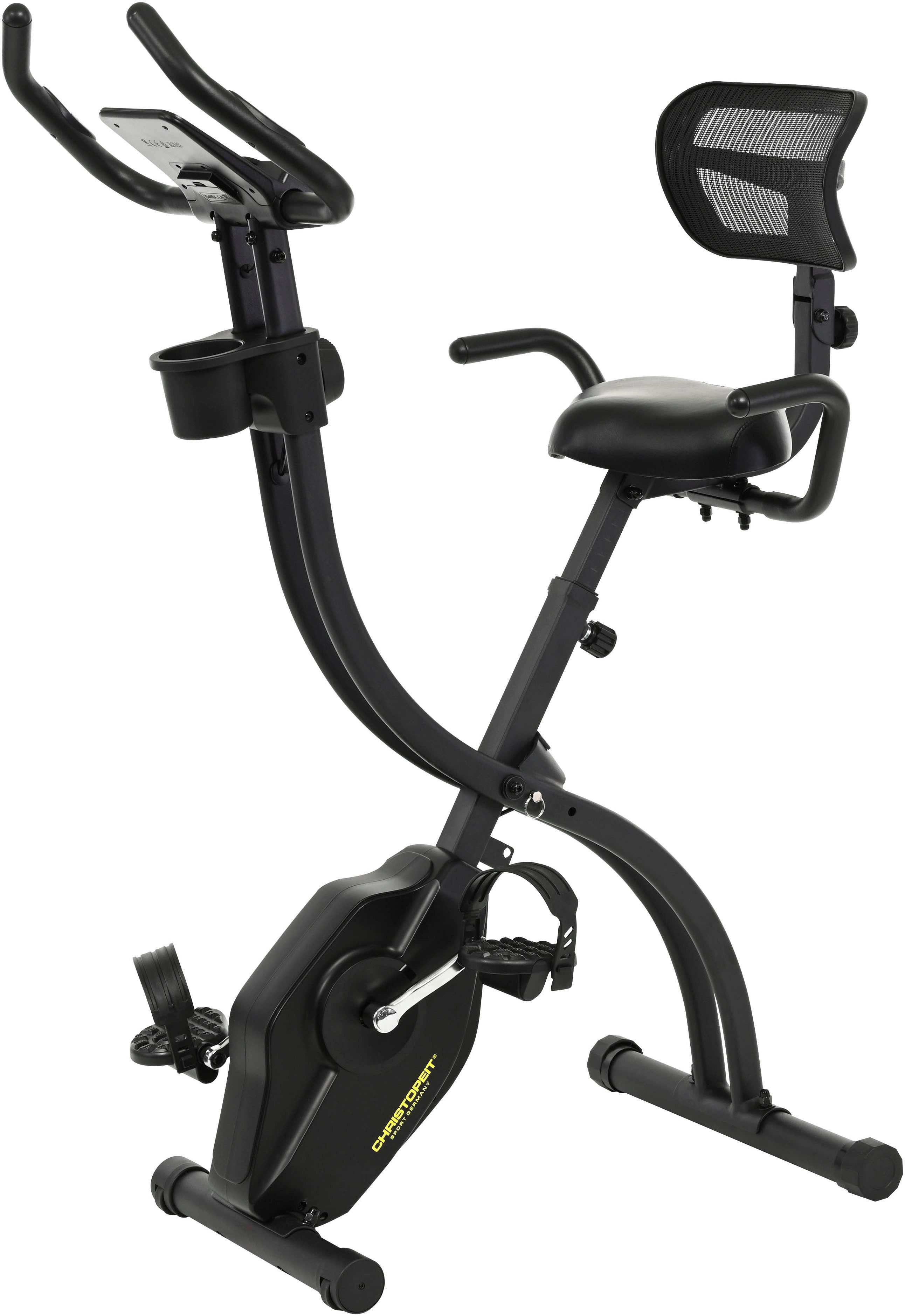 Christopeit Sport® Heimtrainer S-Bike Velo Fit, 120 kg max. Benutzergewicht, Fahrrad, 14 Widerstandsstufen