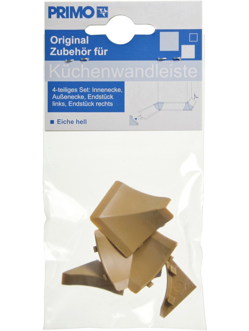 Primo Abschlussleiste Primo Zubehörset für Wandanschlußleiste günstig online kaufen