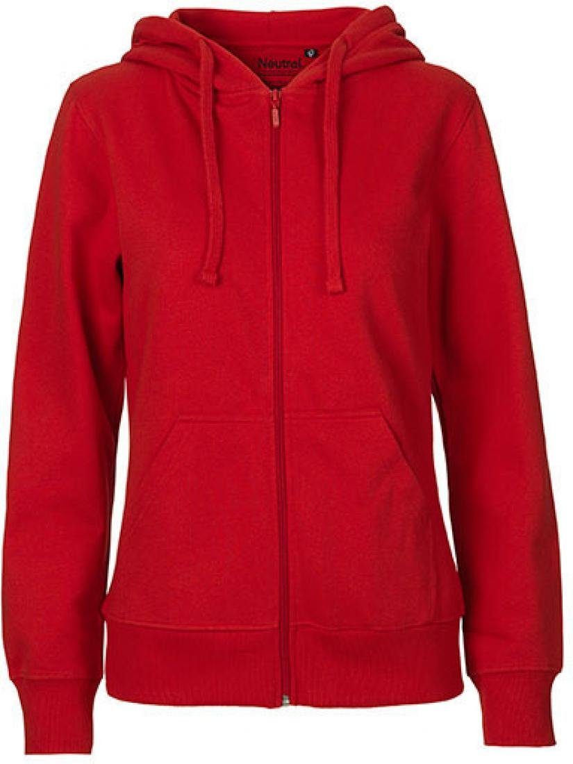 Neutral Kapuzensweatjacke Ladies Zip Hoodie