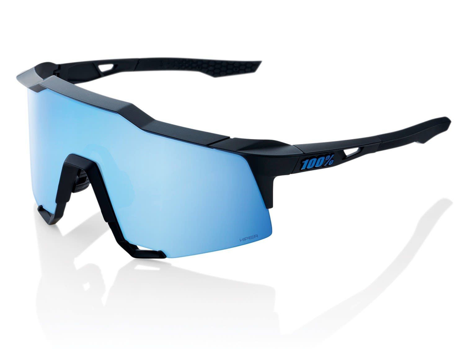 100% Sportbrille 100% Speedcraft Hiper Mirror Lens Accessoires Matte Black - HiPER Blue Multilayer Mirror