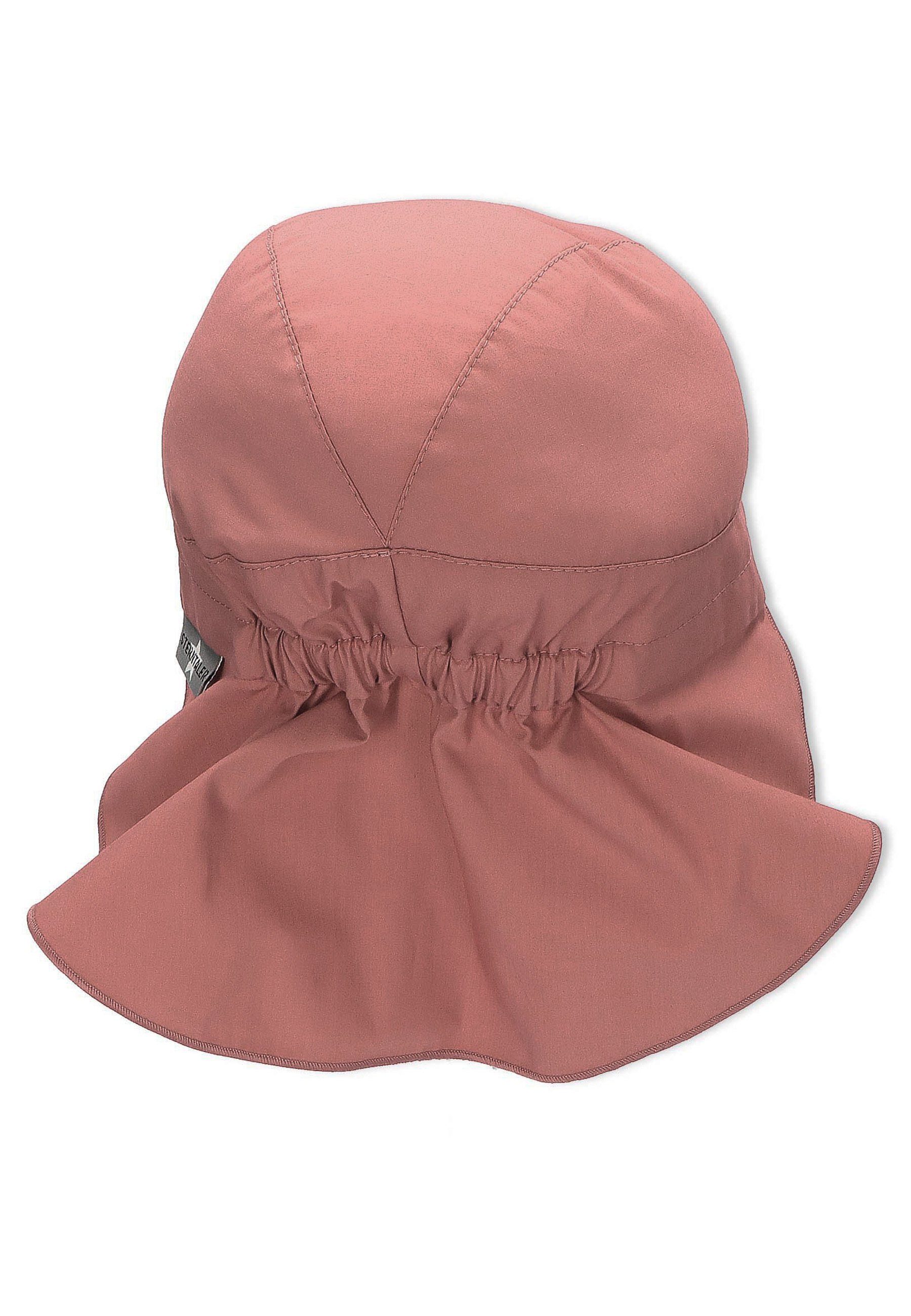 Sterntaler® Schirmmütze UV-Schutz 50+ Schirmmütze mit Nackenschutz Basic (1-St) Kindermütze mit Schirm aus UV-Popeline unifarben – Bild 2 von 5
