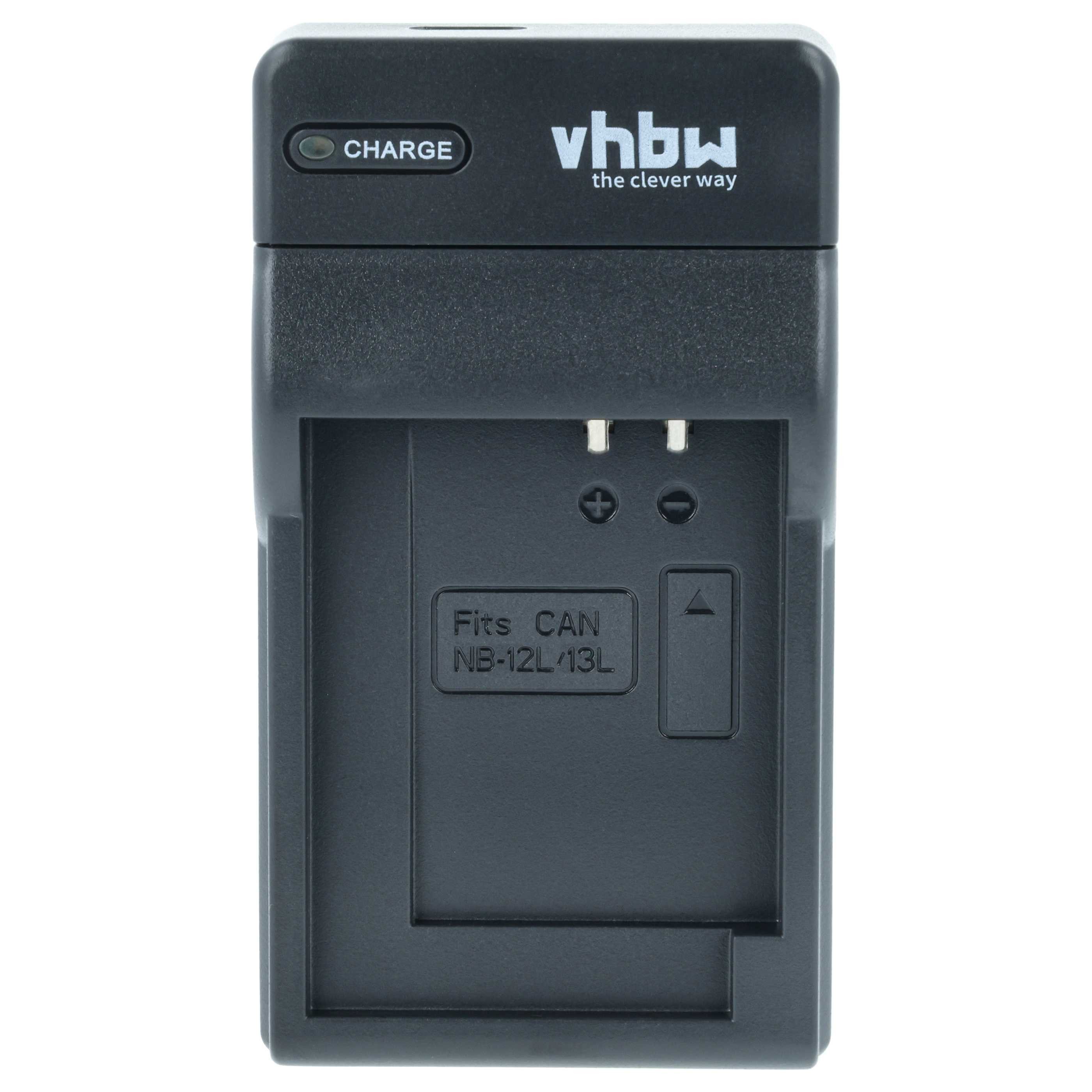 vhbw passend für Canon PowerShot SX720 HS, G7x Mark II, SX620 HS, G9X, G9X Kamera-Ladegerät (Ladestation zum Laden eines Akkus an jeder USB-Buchse z.B. am PC) – Bild 3 von 5