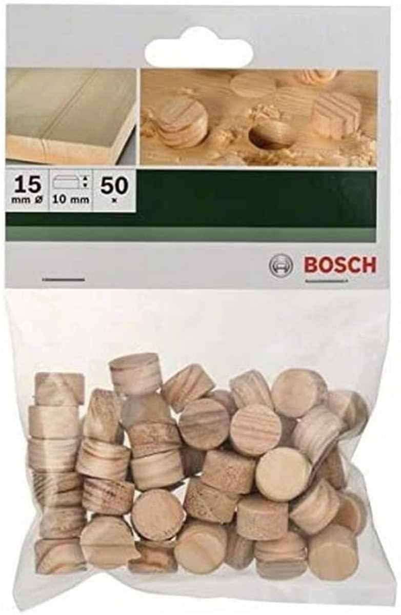 BOSCH Bohrfutter Bosch Holzzapfen Ø 15 mm 50 Stk