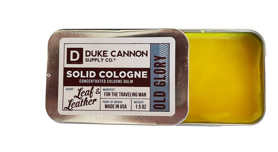 Duke Cannon Eau de Parfum Dem Duft nach altem Leder & frisch gerollten  Tabakblättern, 1-tlg., Festes Parfum