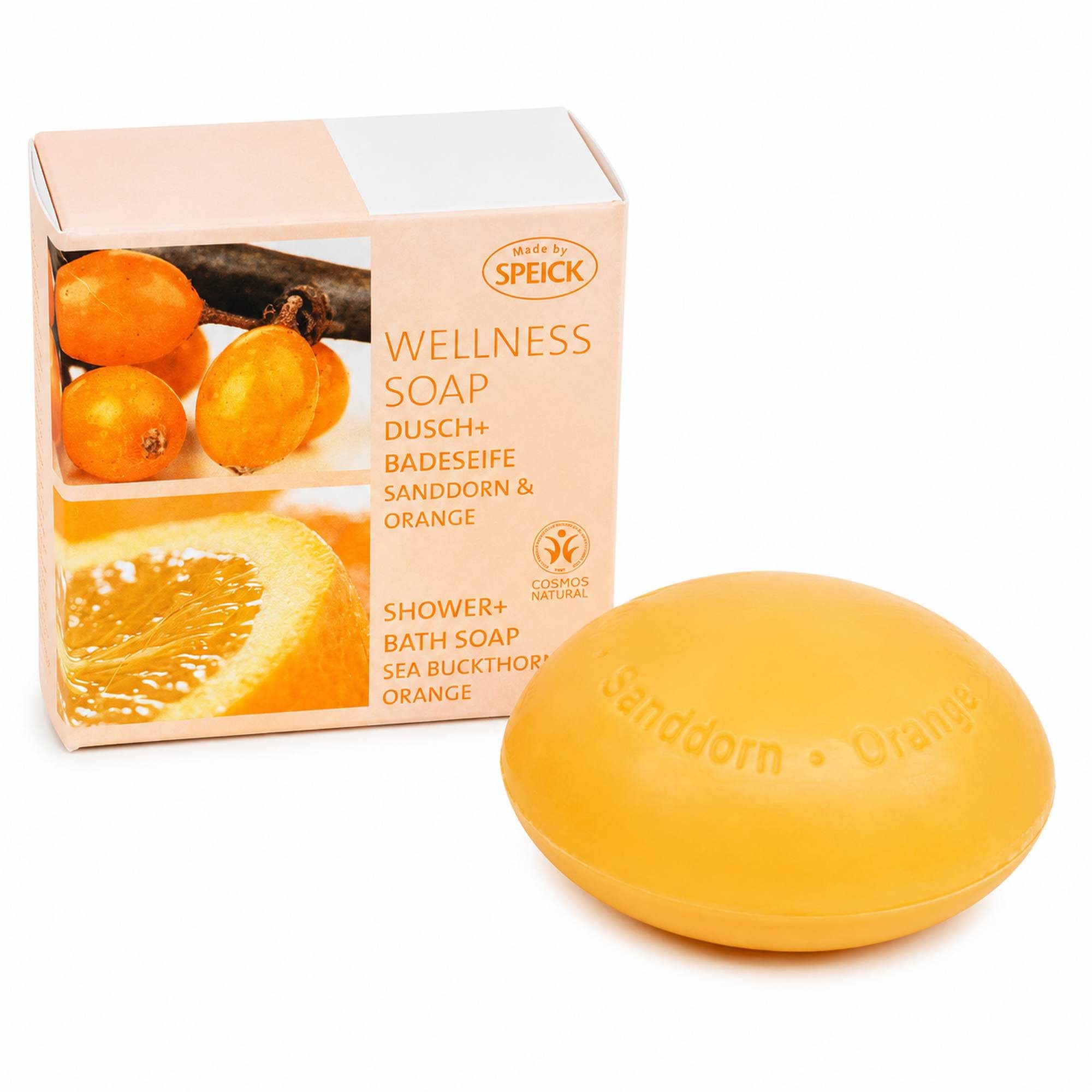 Speick Naturkosmetik GmbH & Co. KG Feste Duschseife WELLNESS Soap Sanddorn+Orange BDIH