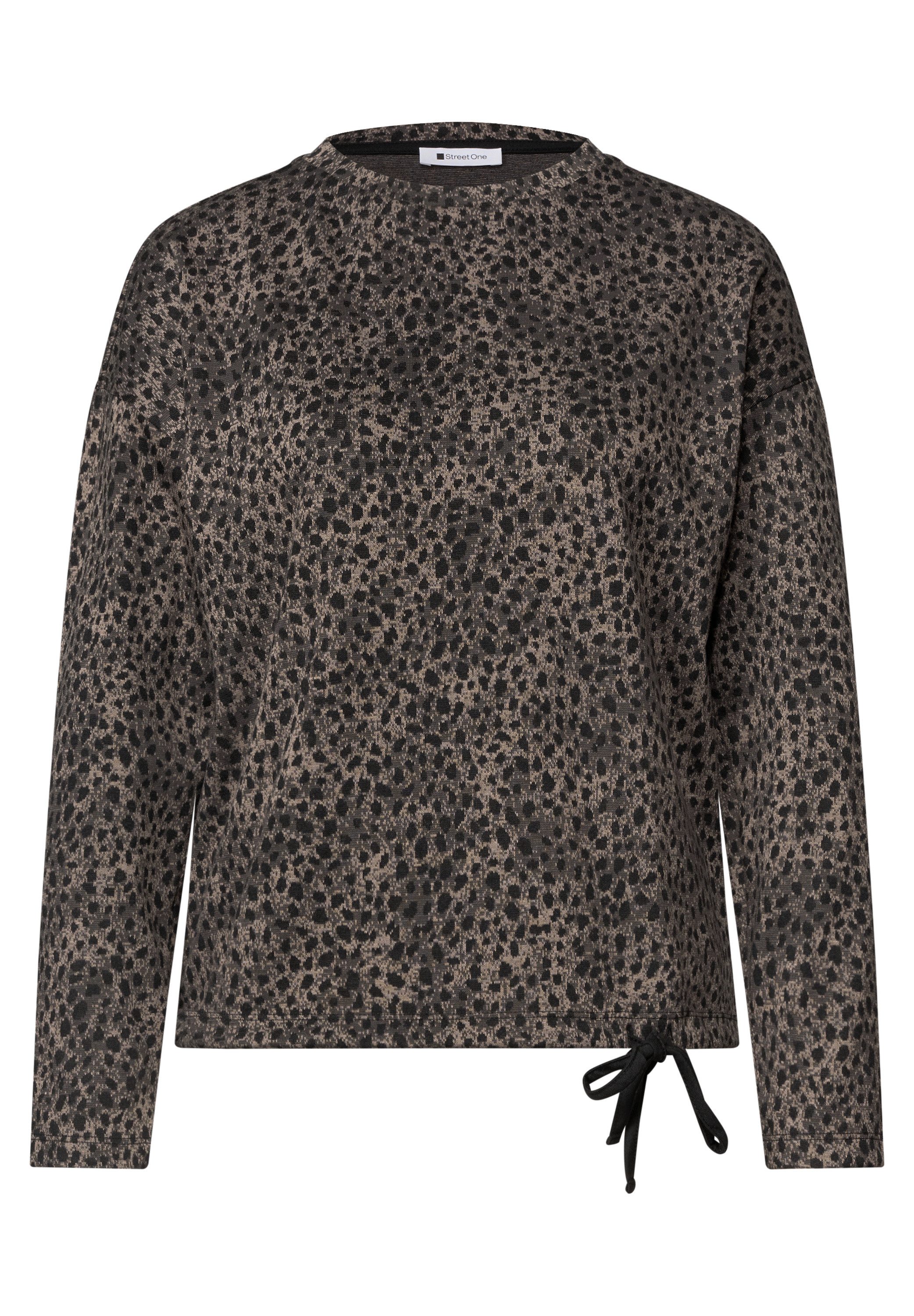 STREET ONE Langarmshirt aus softem Materialmix – Bild 4 von 5